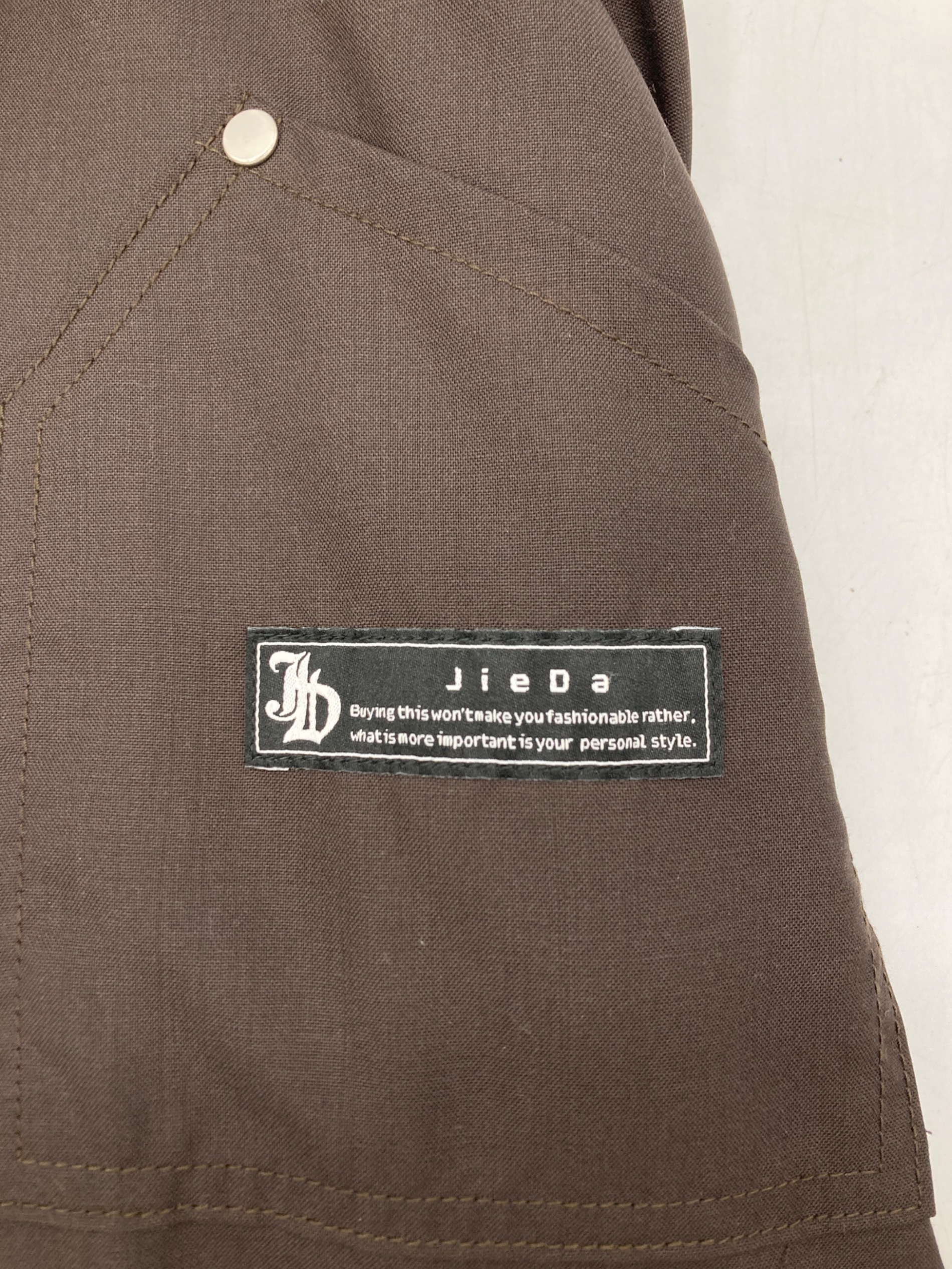 中古・古着通販】jieda (ジエダ) SUMMER WOOL 2TONE JACKET ブラウン 