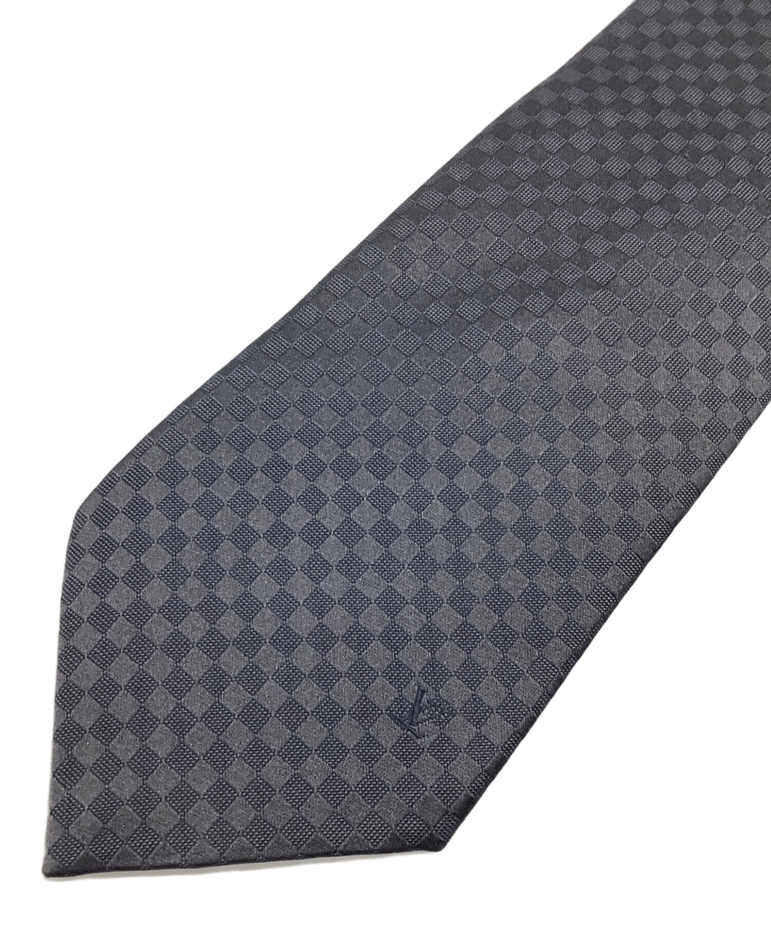 中古・古着通販】LOUIS VUITTON (ルイ ヴィトン) ネクタイ グレー