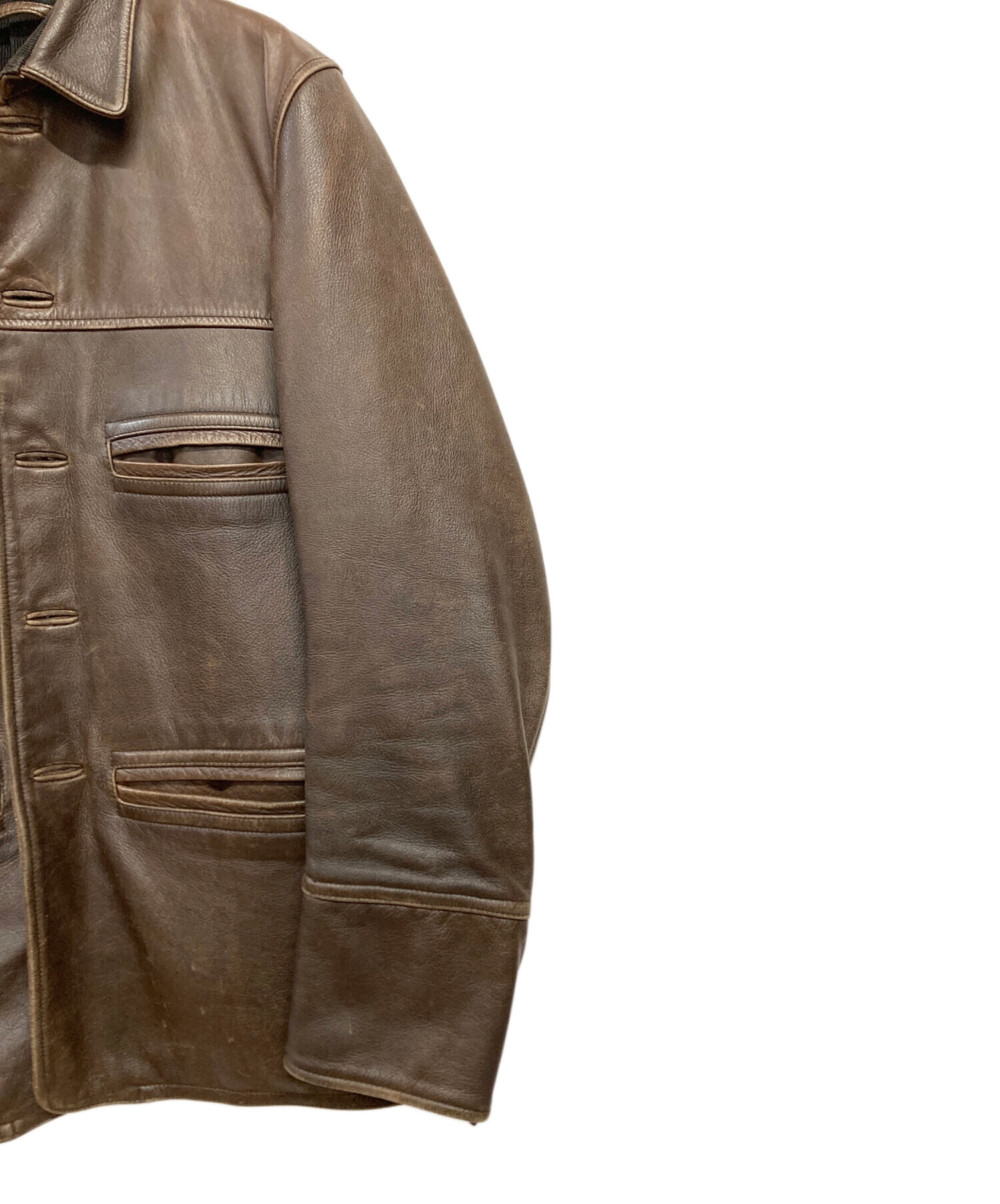 中古・古着通販】Mr.Gentleman (ミスタージェントルマン) レザー