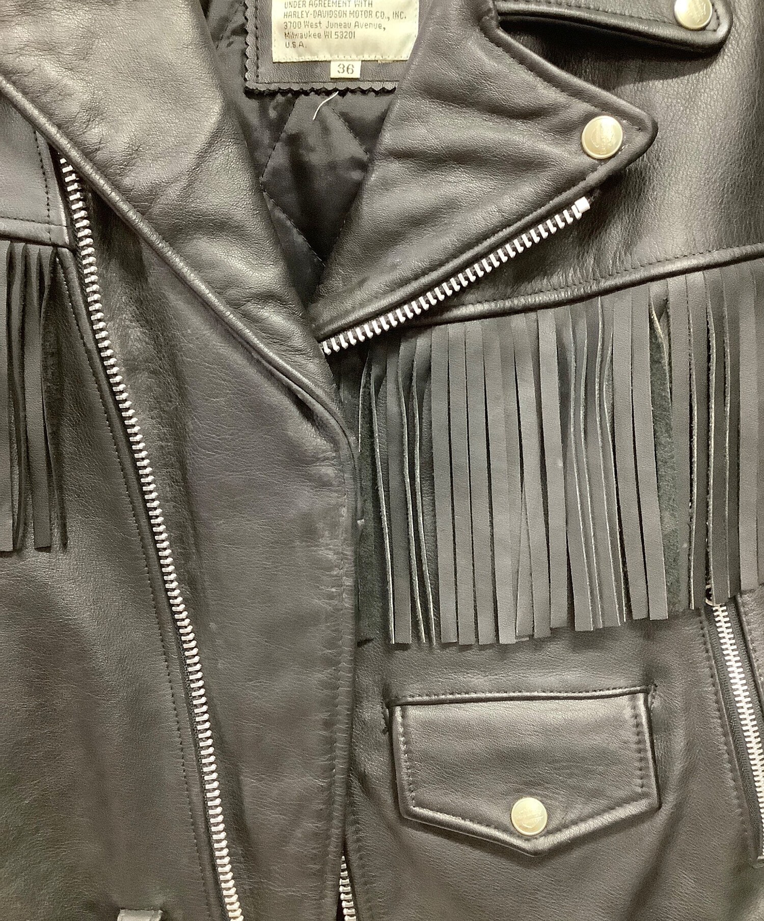 中古・古着通販】HARLEY-DAVIDSON (ハーレーダビッドソン) ライダース 