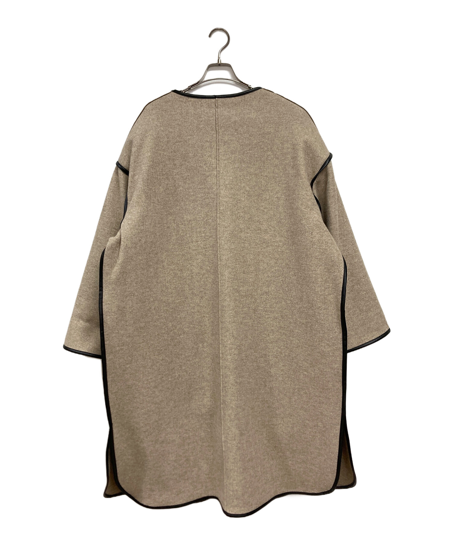 サテンライナー付きパイピングコート d75ddbffd10994e881bebc9a0bc768