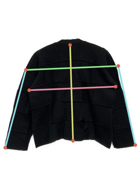 中古・古着通販】YOKE (ヨーク) PATCHWORK RIB BUTTONED CARDIGAN