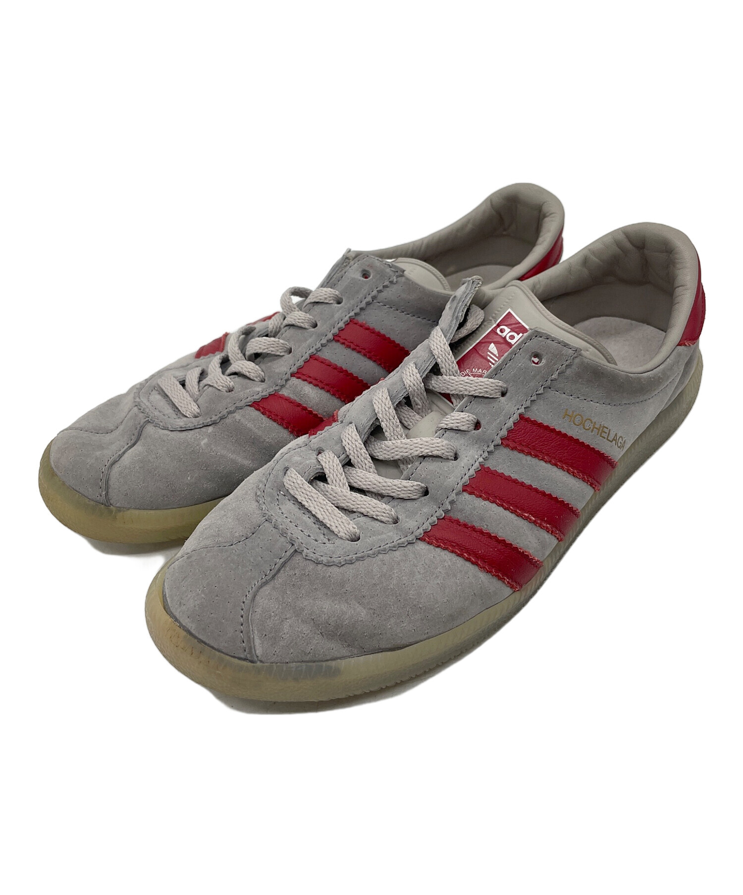 スニーカー adidas スエード アディダス - | レッド グレー Originals 