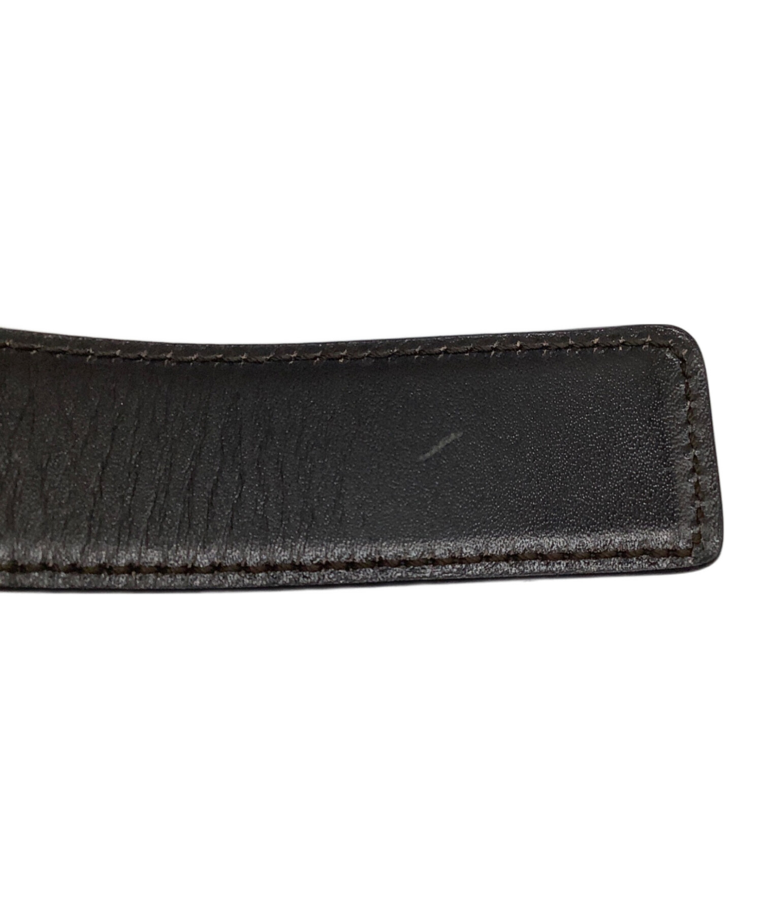 中古・古着通販】GUCCI (グッチ) レザーベルト ブラック｜ブランド