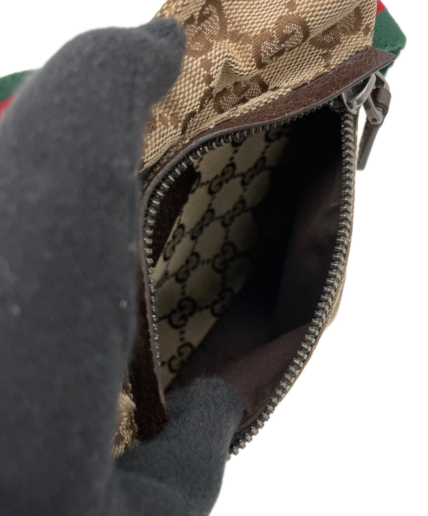 中古・古着通販】GUCCI (グッチ) ウエストポーチ ベージュ｜ブランド