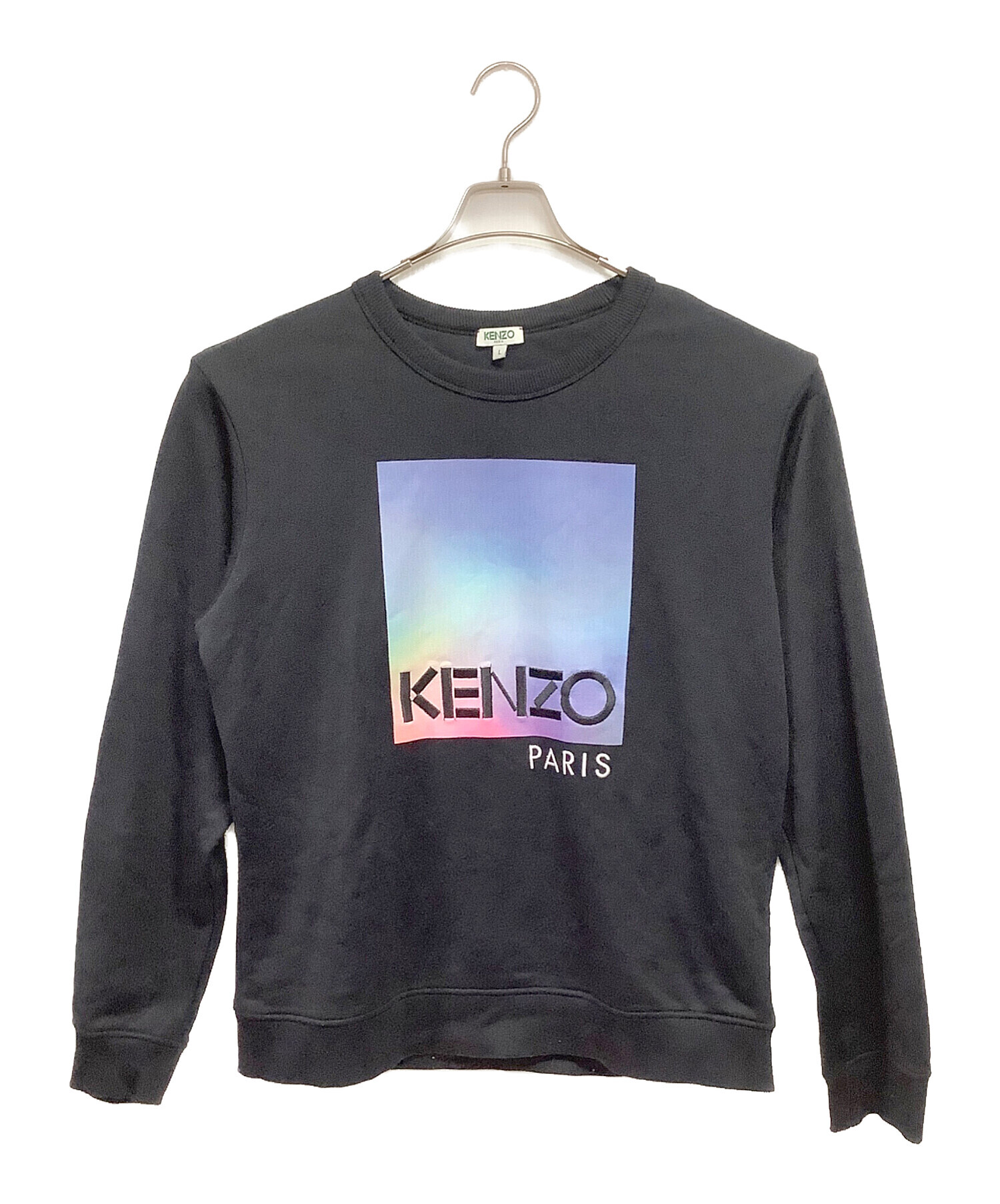 中古・古着通販】KENZO (ケンゾー) クルーネックスウェット ブラック 
