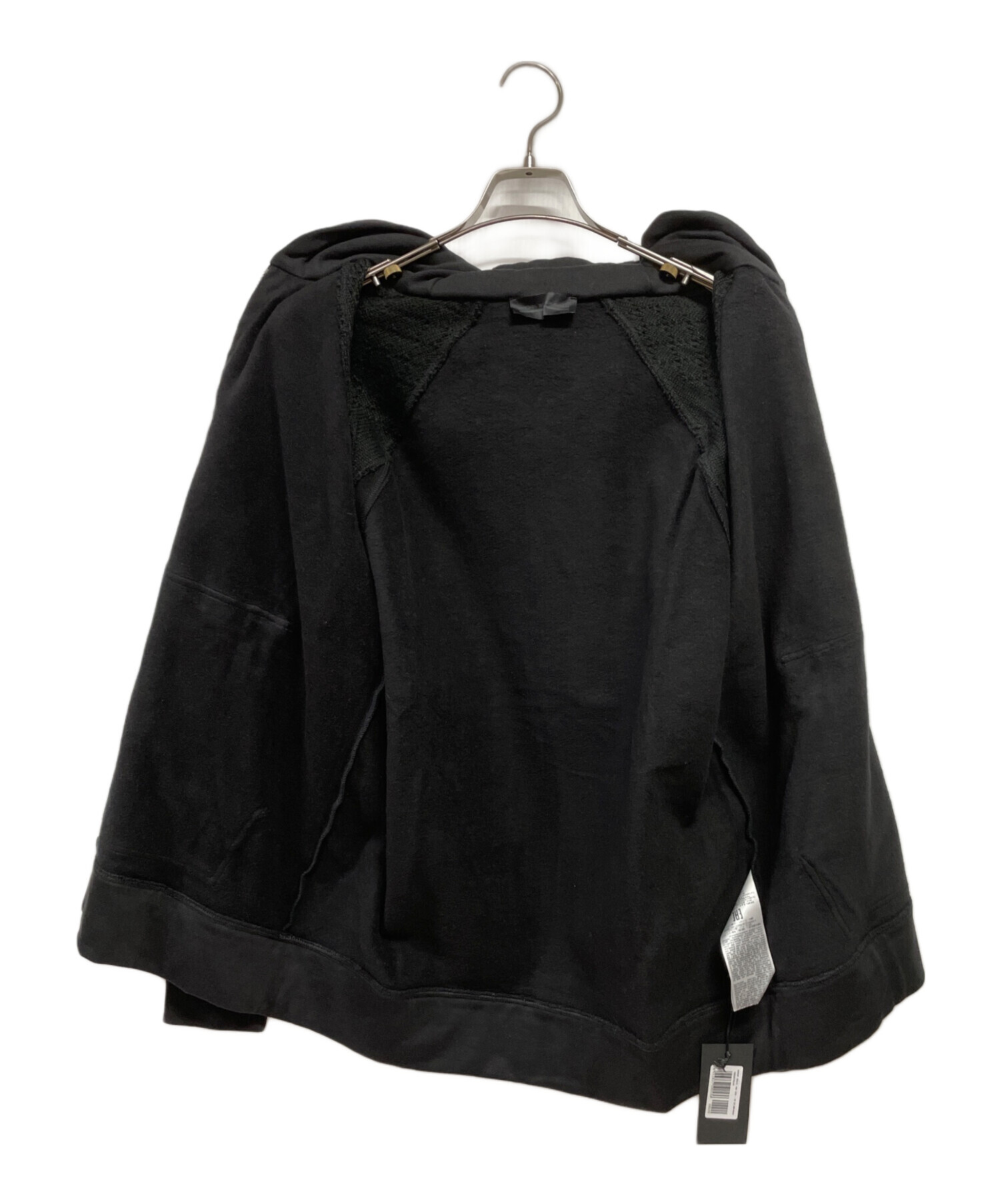 中古・古着通販】DIESEL (ディーゼル) ジップパーカー ブラック サイズ 