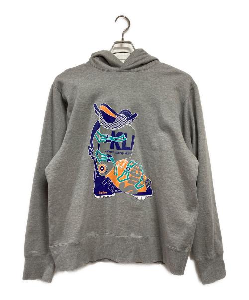 kolor カラー パーカー S グレー 【古着】【中古】【送料無料】 中古・古着通販】KOLOR (カラー) プルオーバーパーカー グレー サイズ