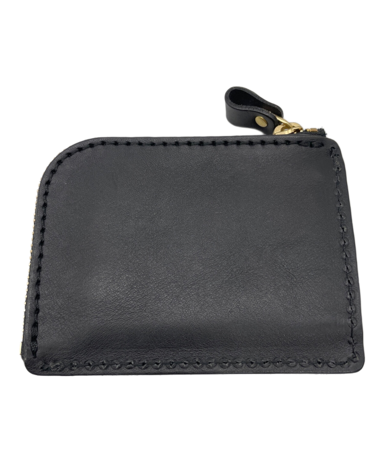 中古・古着通販】Herz (ヘルツ) L字ファスナーミニ財布 ブラック