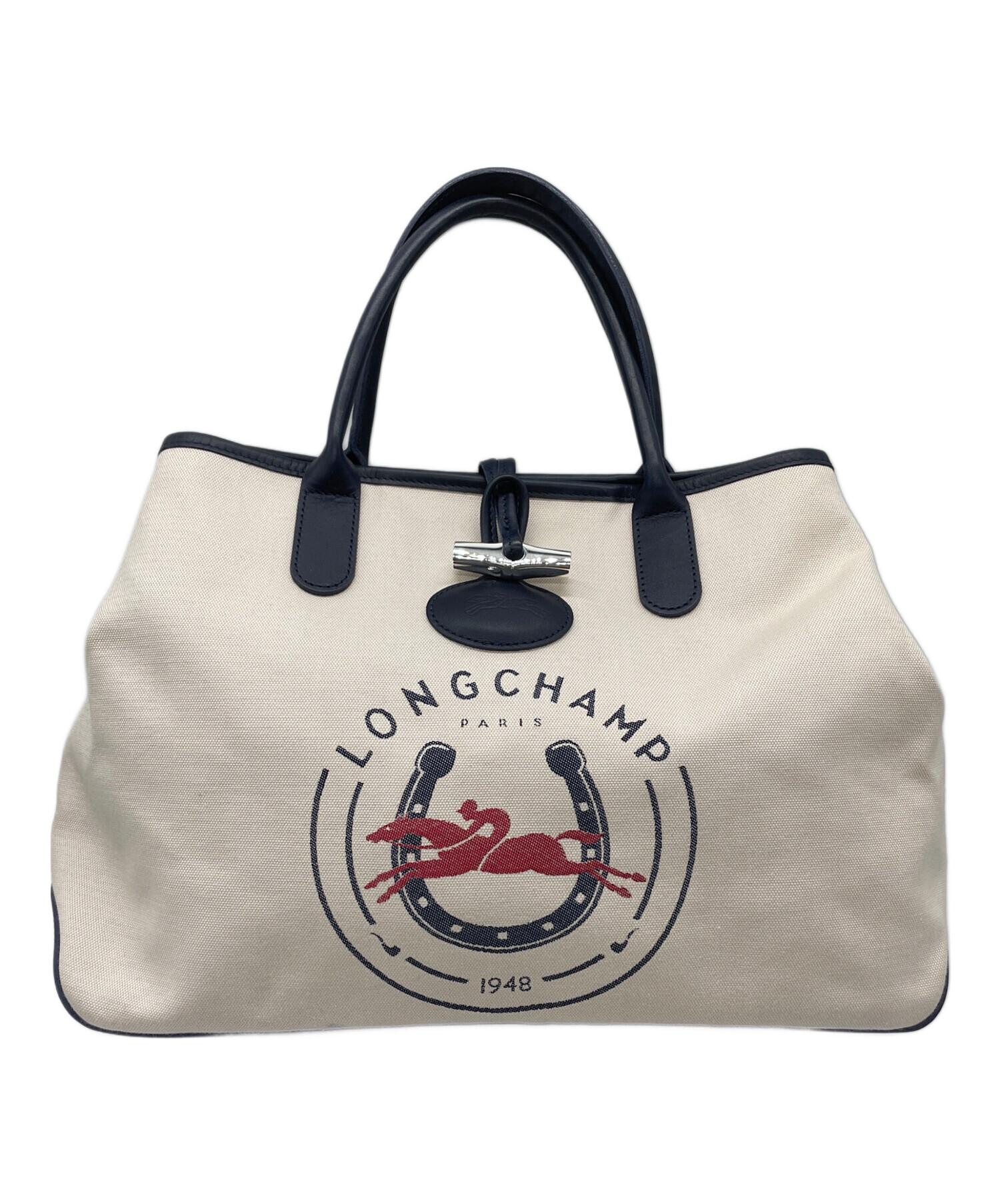 中古・古着通販】LONGCHAMP (ロンシャン) ロゾ トートバッグ
