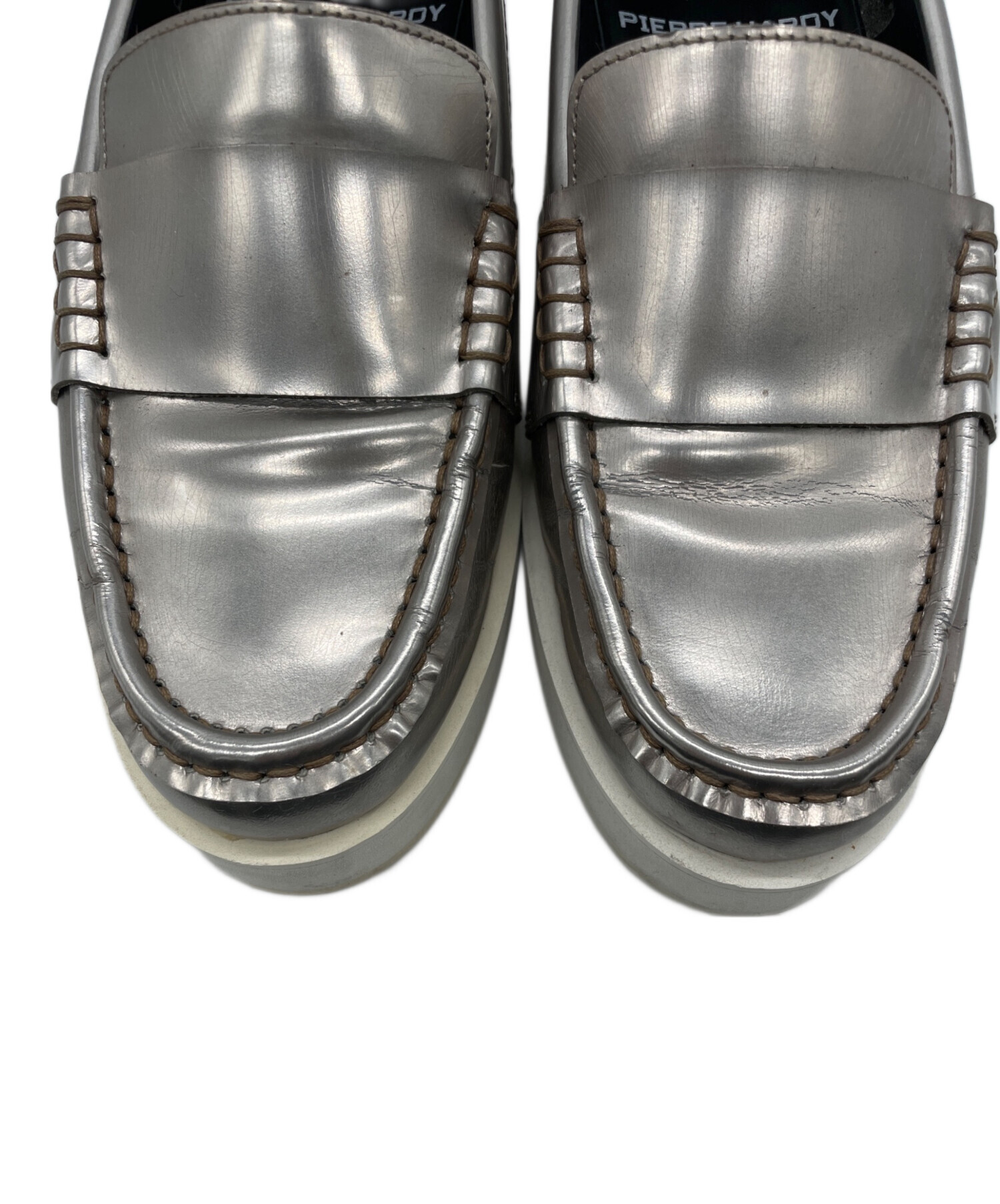 PIERRE HARDY ピエールアルディハイヒール ローファー レザー 36 中古・古着通販】PIERRE HARDY (ピエールアルディ) ローファー