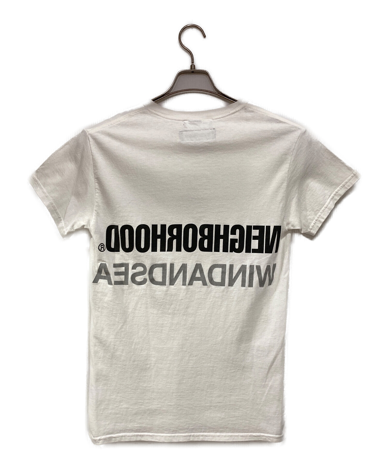 ネイバーフッド×ウィンダンシー バックロゴプリント 半袖Tシャツ 新品タグ付き 中古・古着通販】NEIGHBORHOOD (ネイバーフッド) WIND AND SEA (ウィン