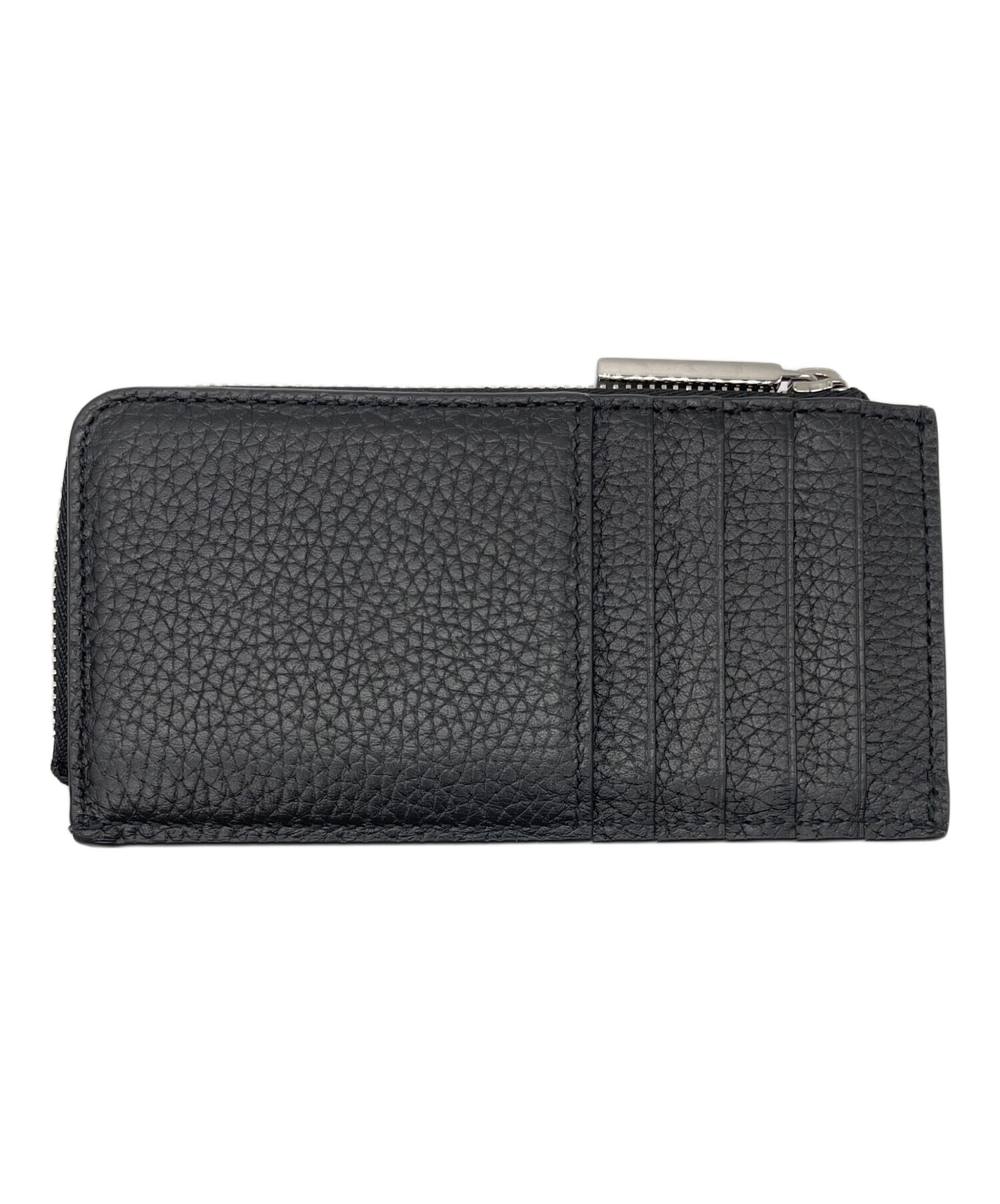 GUCCI ロゴ ジップアラウンドウォレット, ブラック, レザー