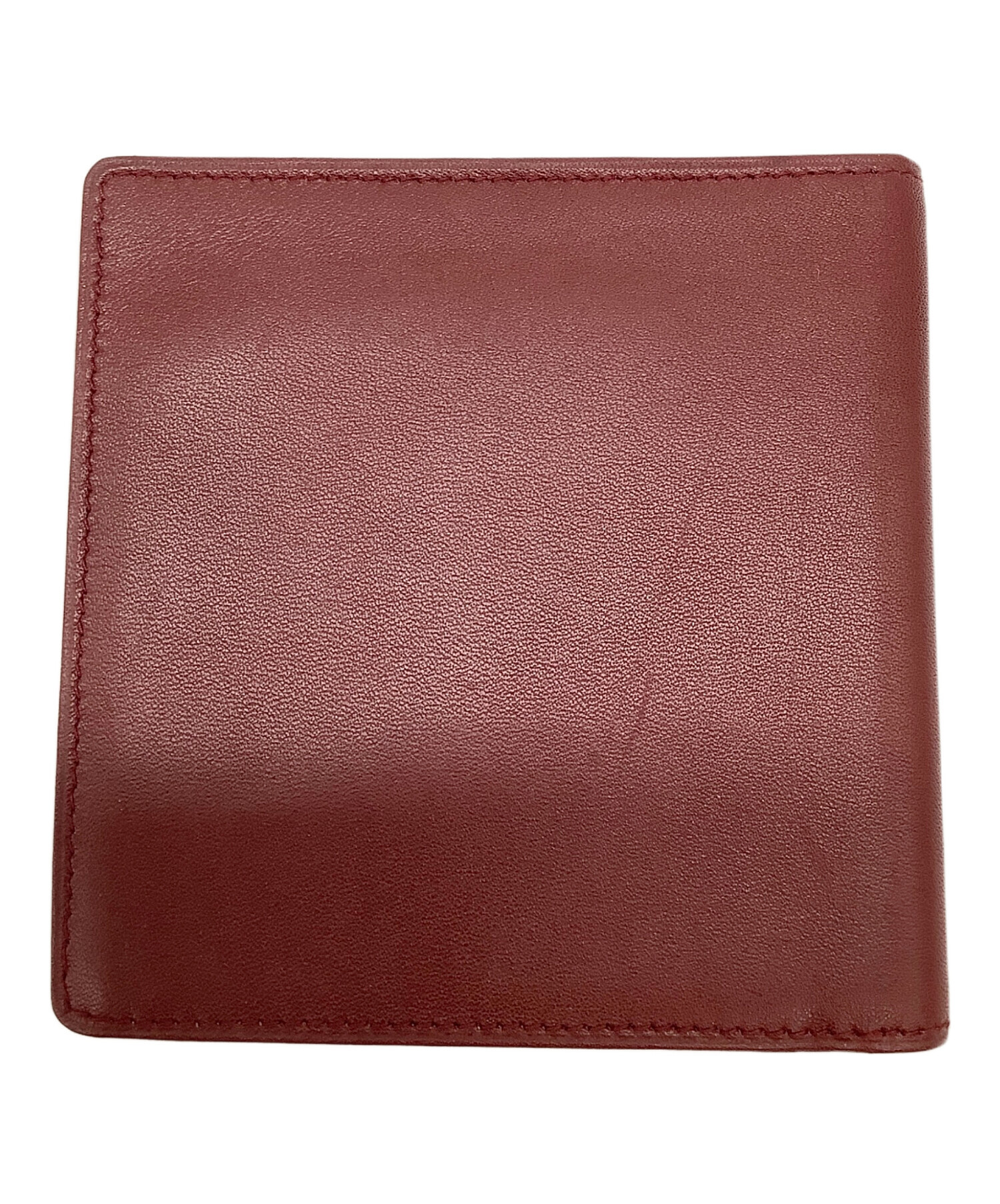 中古・古着通販】Cartier (カルティエ) 2つ折り財布 レッド｜ブランド