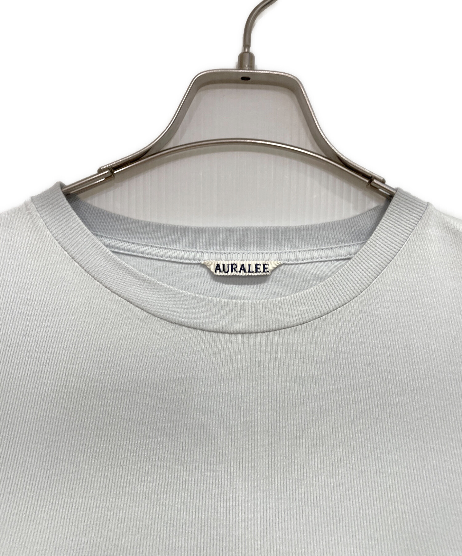 中古・古着通販】AURALEE (オーラリー) LUSTER PLAITING TEE グレー