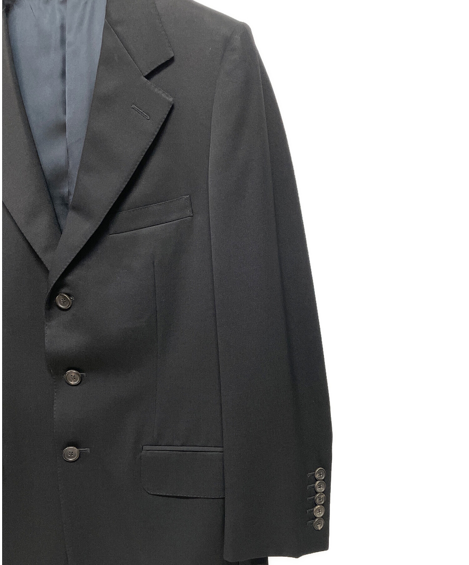 中古・古着通販】GUCCI (グッチ) ウールジャケット ブラック サイズ:46