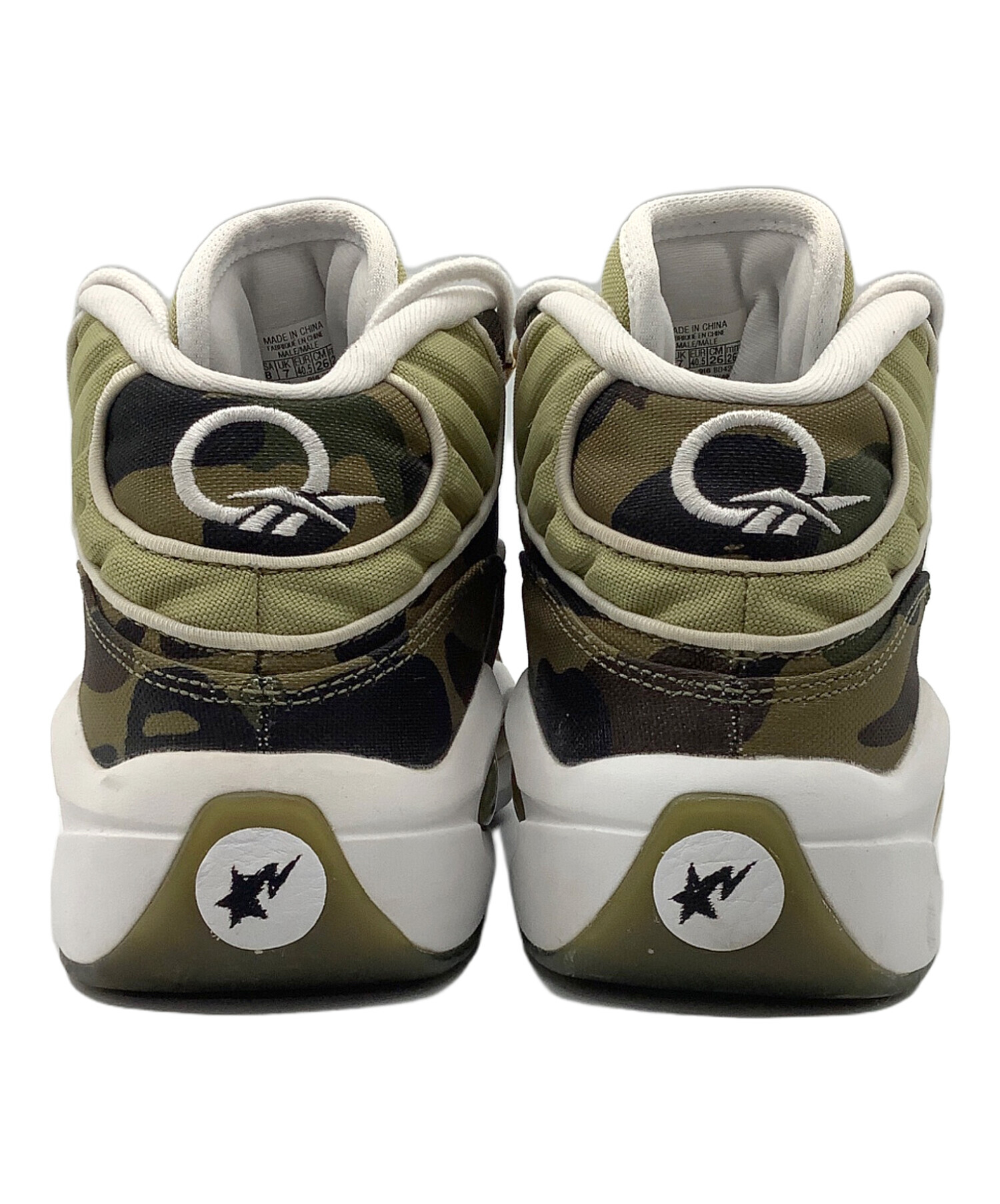 中古・古着通販】REEBOK (リーボック) A BATHING APE (ア ベイシング 