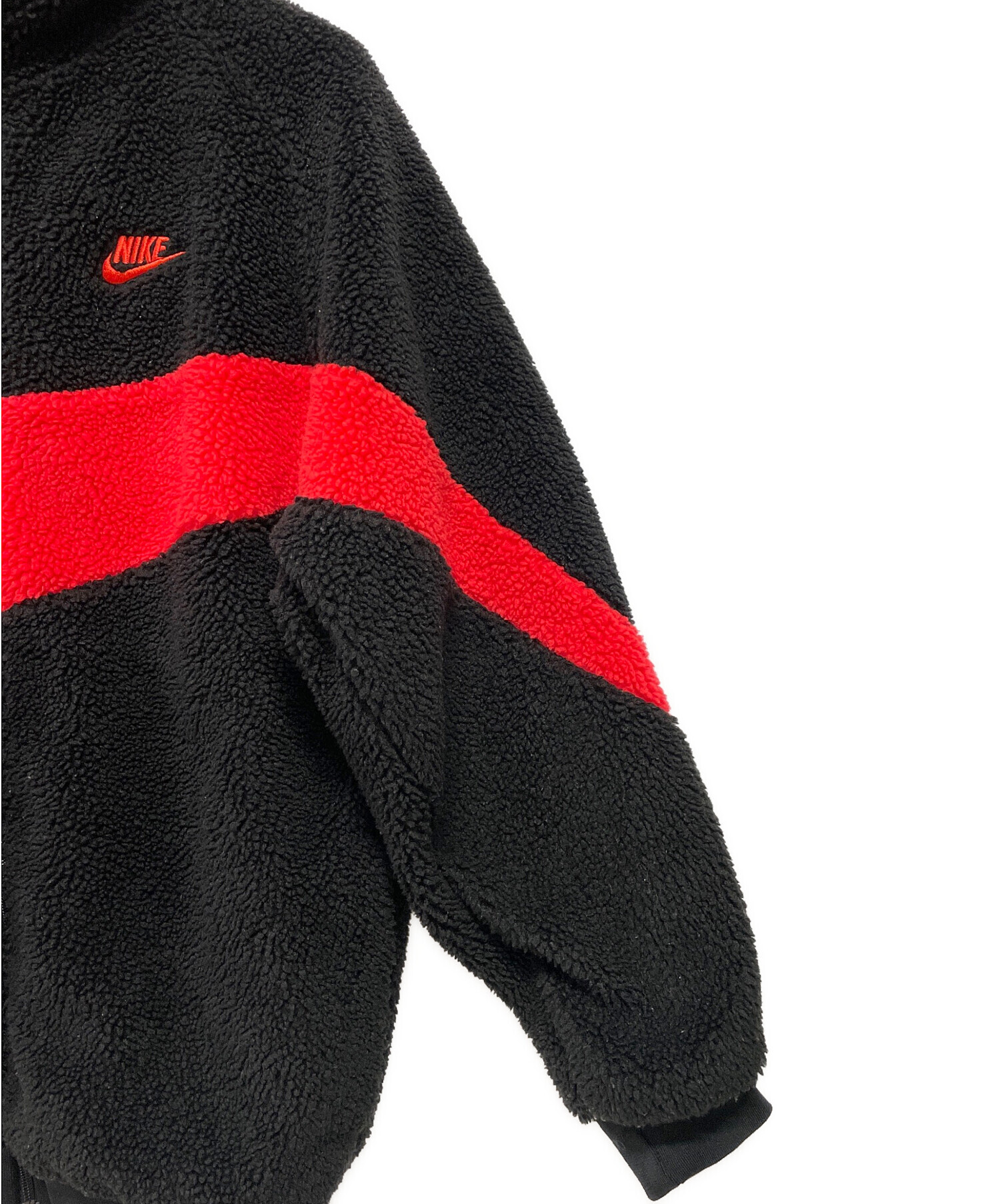 中古・古着通販】NIKE (ナイキ) リバーシブルジャケット ブラック