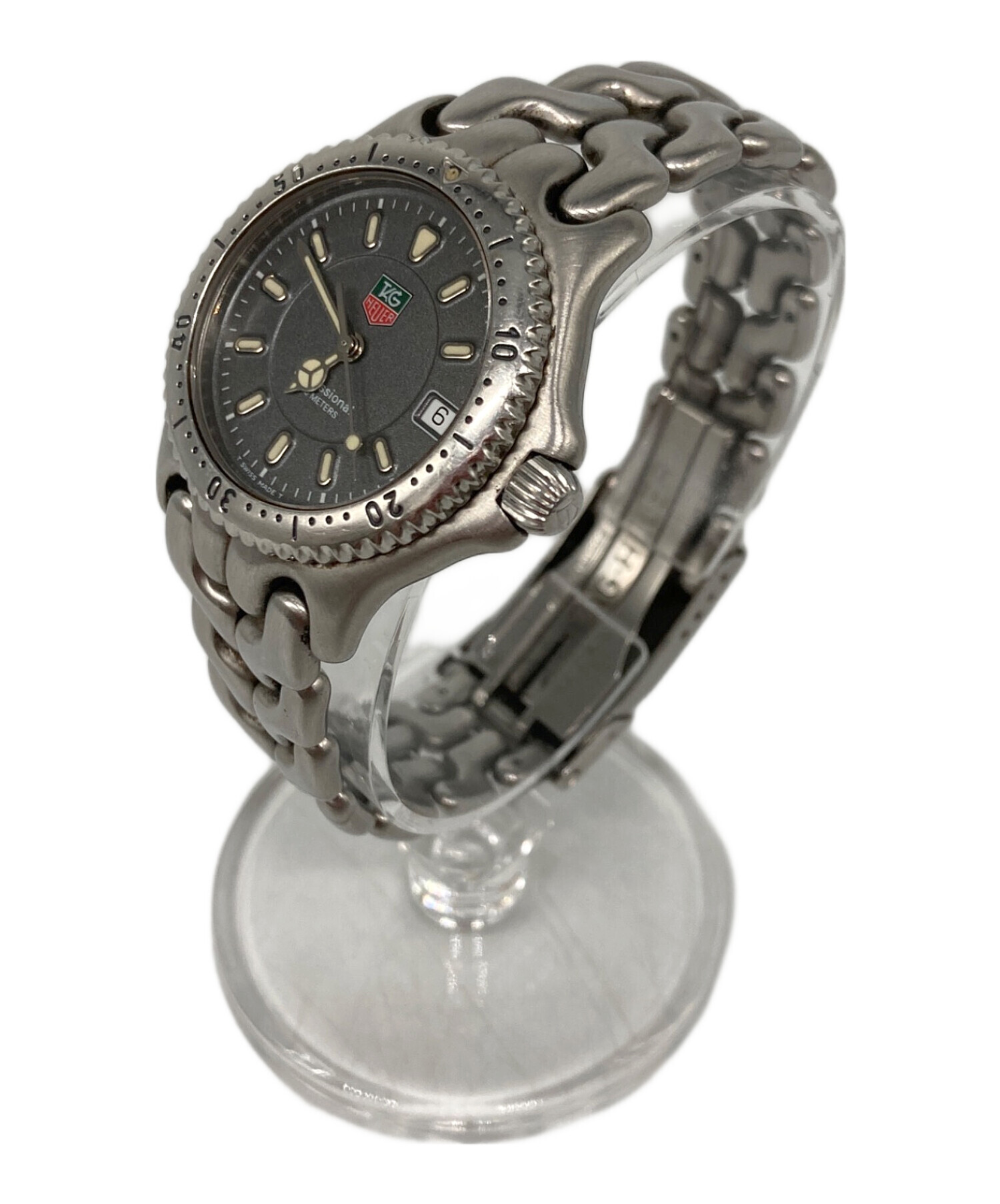 タグホイヤー　プロフェッショナル　腕時計　925.213 メンズ　ブラック 中古・古着通販】TAG Heuer (タグホイヤー) 腕時計 プロフェッショナル