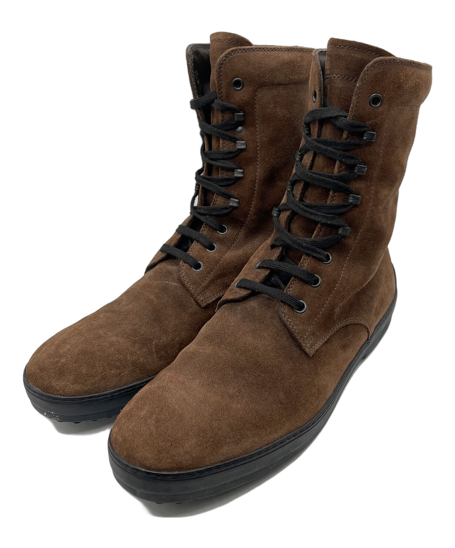 【新品・未使用】TOD'Sマウンテンブーツ25㎝ 中古・古着通販】TOD'S (トッズ) レースアップブーツ ブラウン サイズ