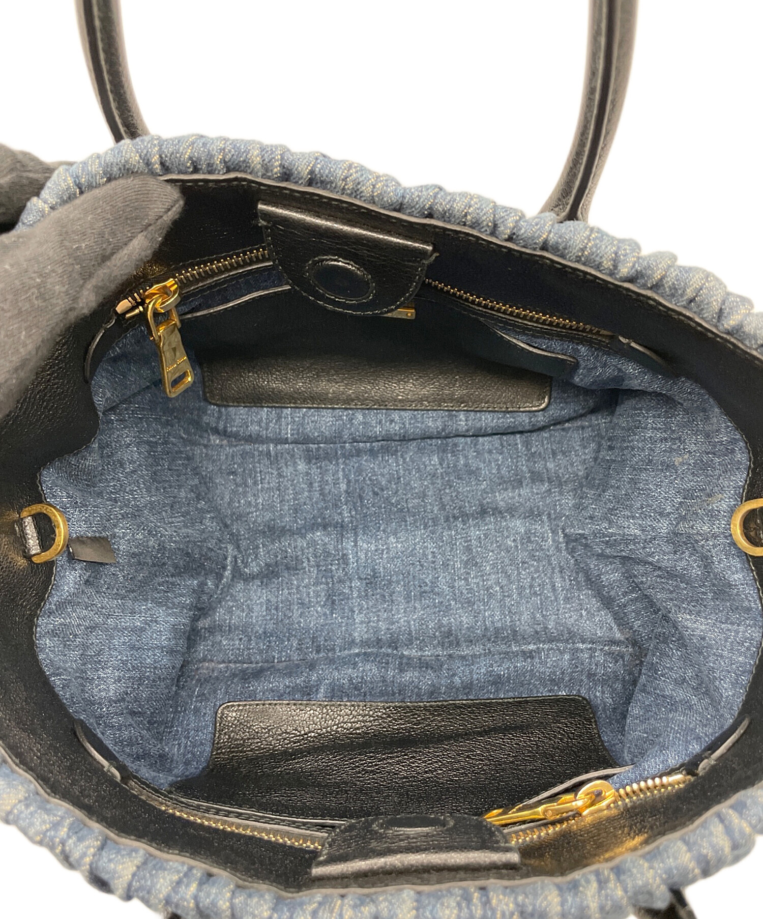 中古・古着通販】MIU MIU (ミュウミュウ) マテラッセ デニムバッグ