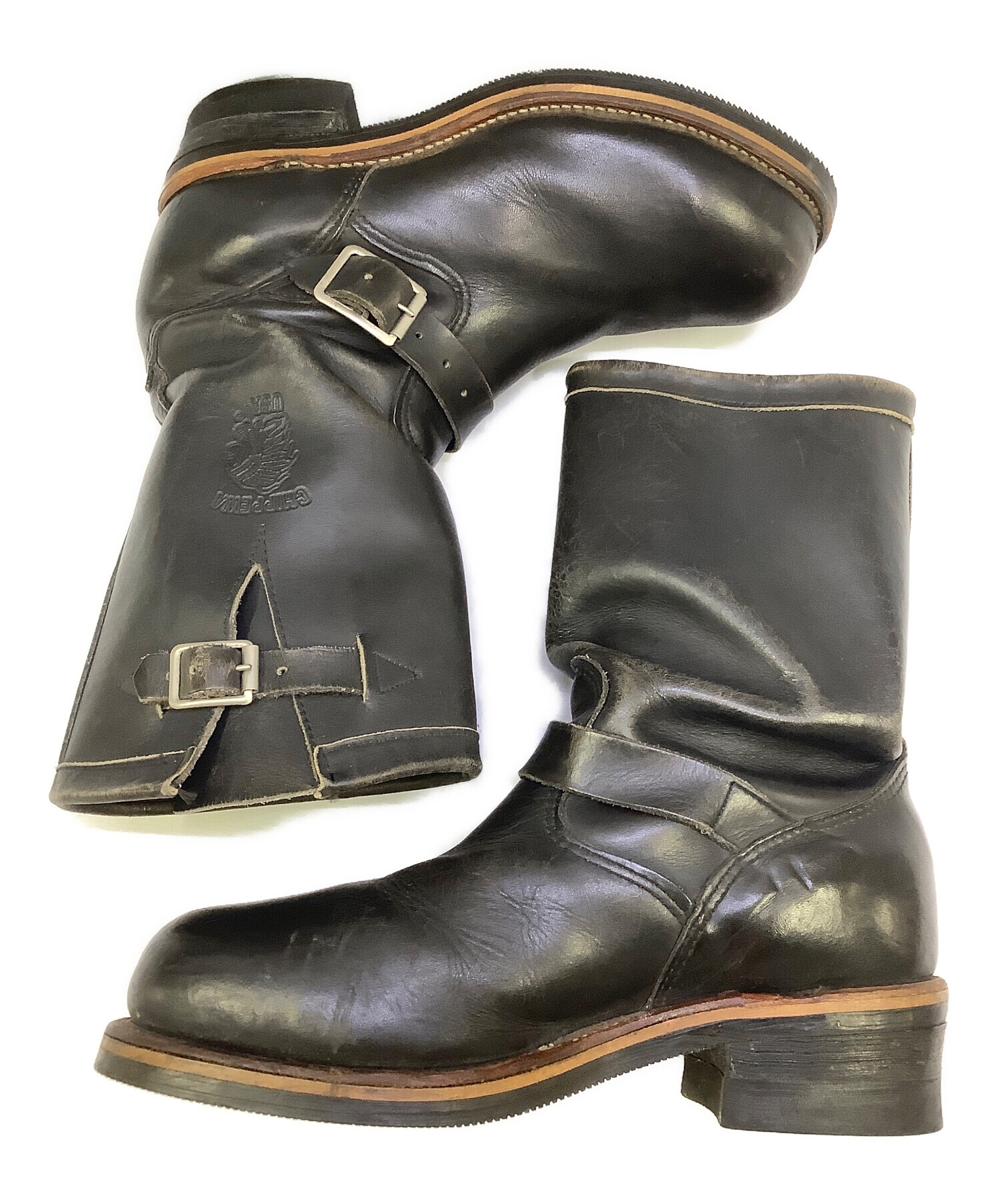 中古・古着通販】CHIPPEWA (チペワ) エンジニアブーツ ブラック サイズ