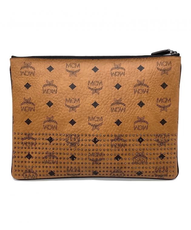 中古・古着通販】MCM (エムシーエム) ヴィセトス柄 スタッズ クラッチ 