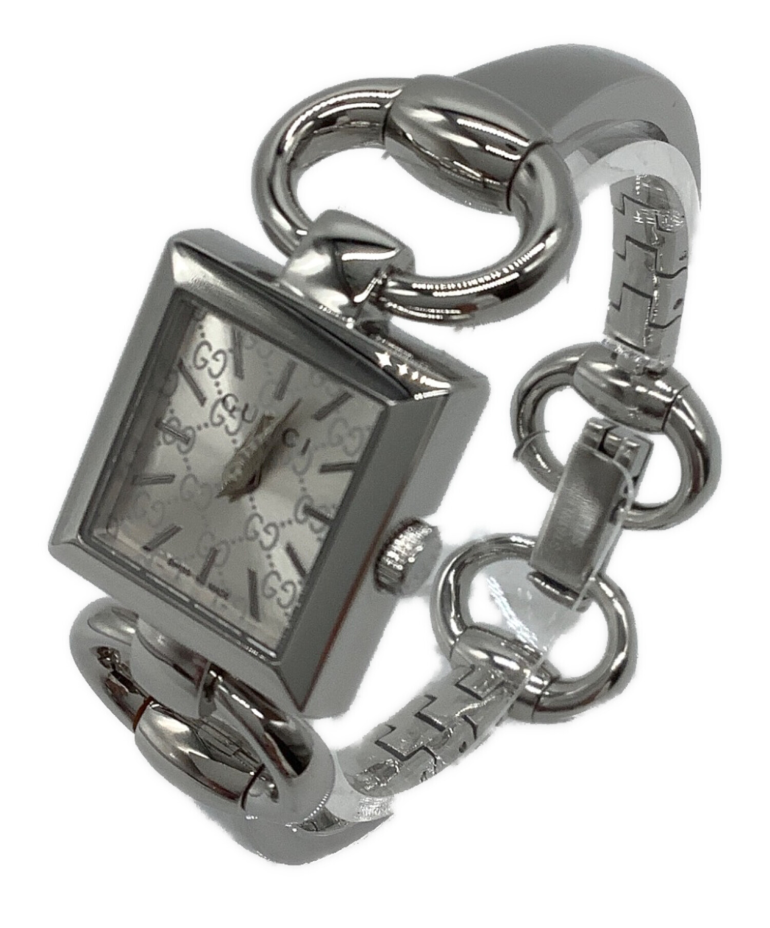 GUCCI シルバー ブレスレット 時計 トルナヴォーニ 中古・古着通販】GUCCI (グッチ) グッチ トルナヴォーニ YA120514