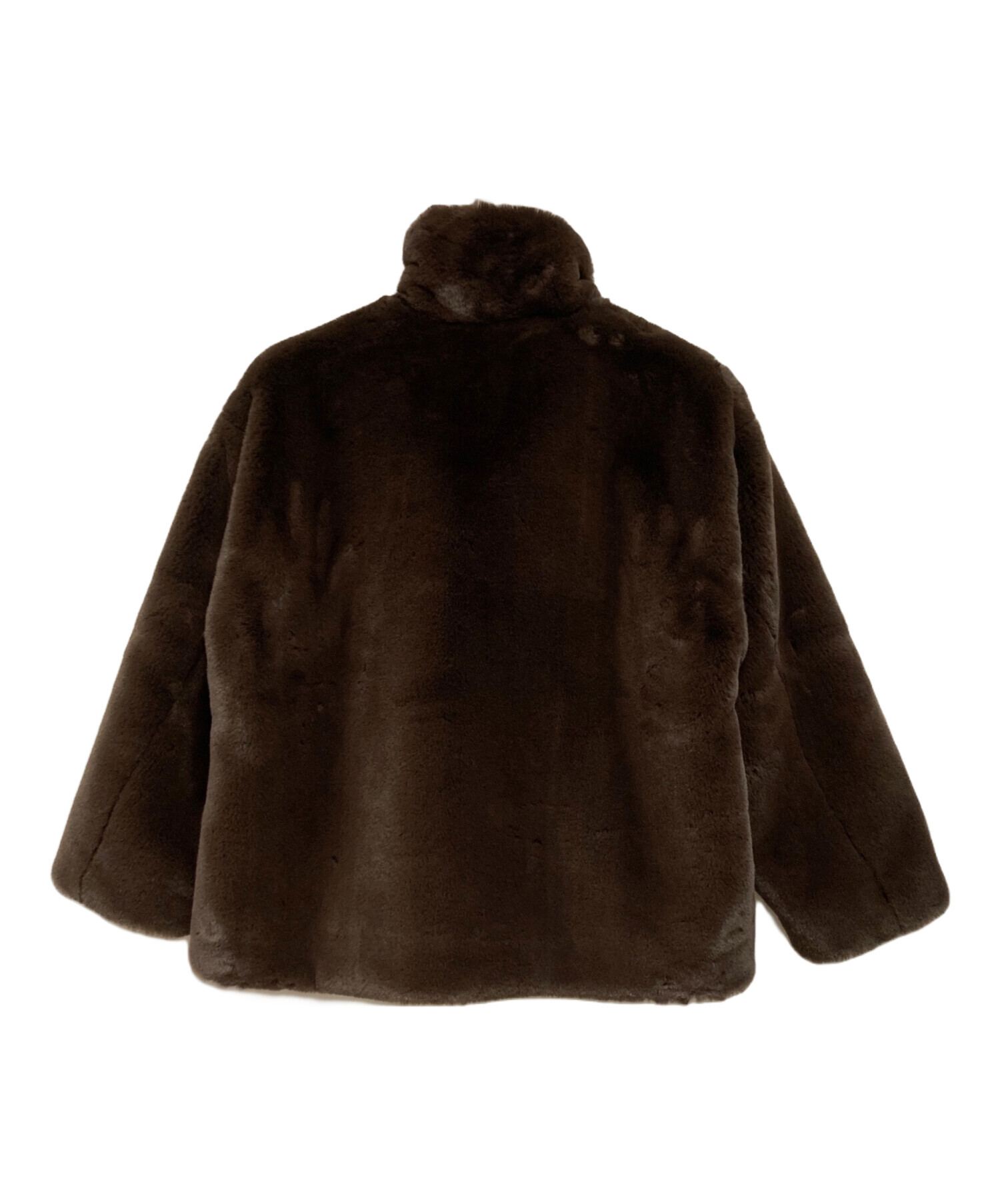 中古・古着通販】CULLNI (クルニ) ECO Fur Coat ブラウン サイズ:1