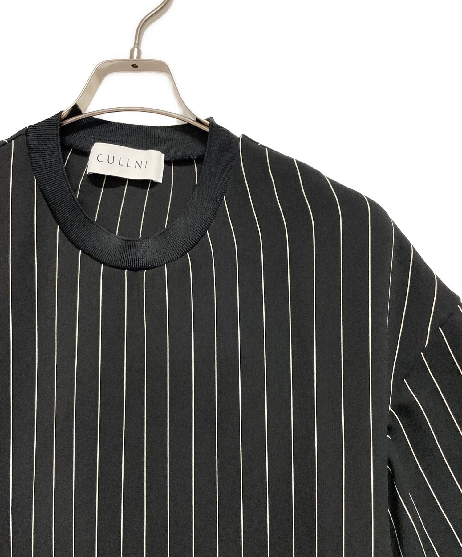 中古・古着通販】CULLNI (クルニ) WIDE STRIPE COMBI PO ブラック 
