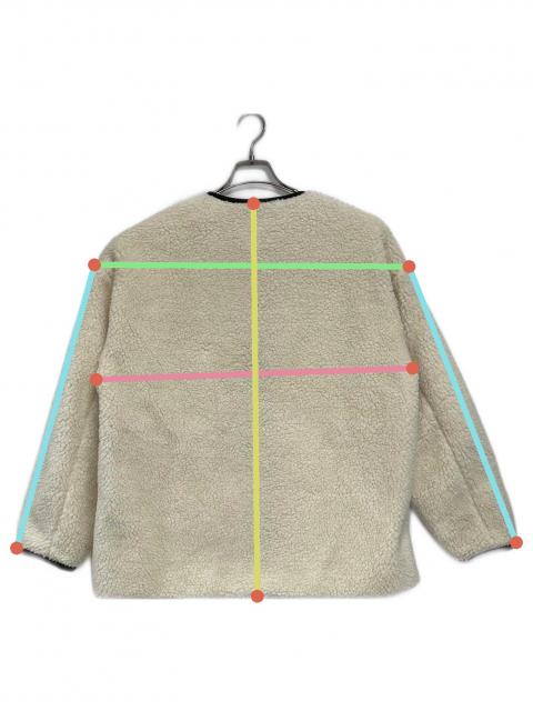 中古・古着通販】CULLNI (クルニ) ノーカラー ボアジャケット