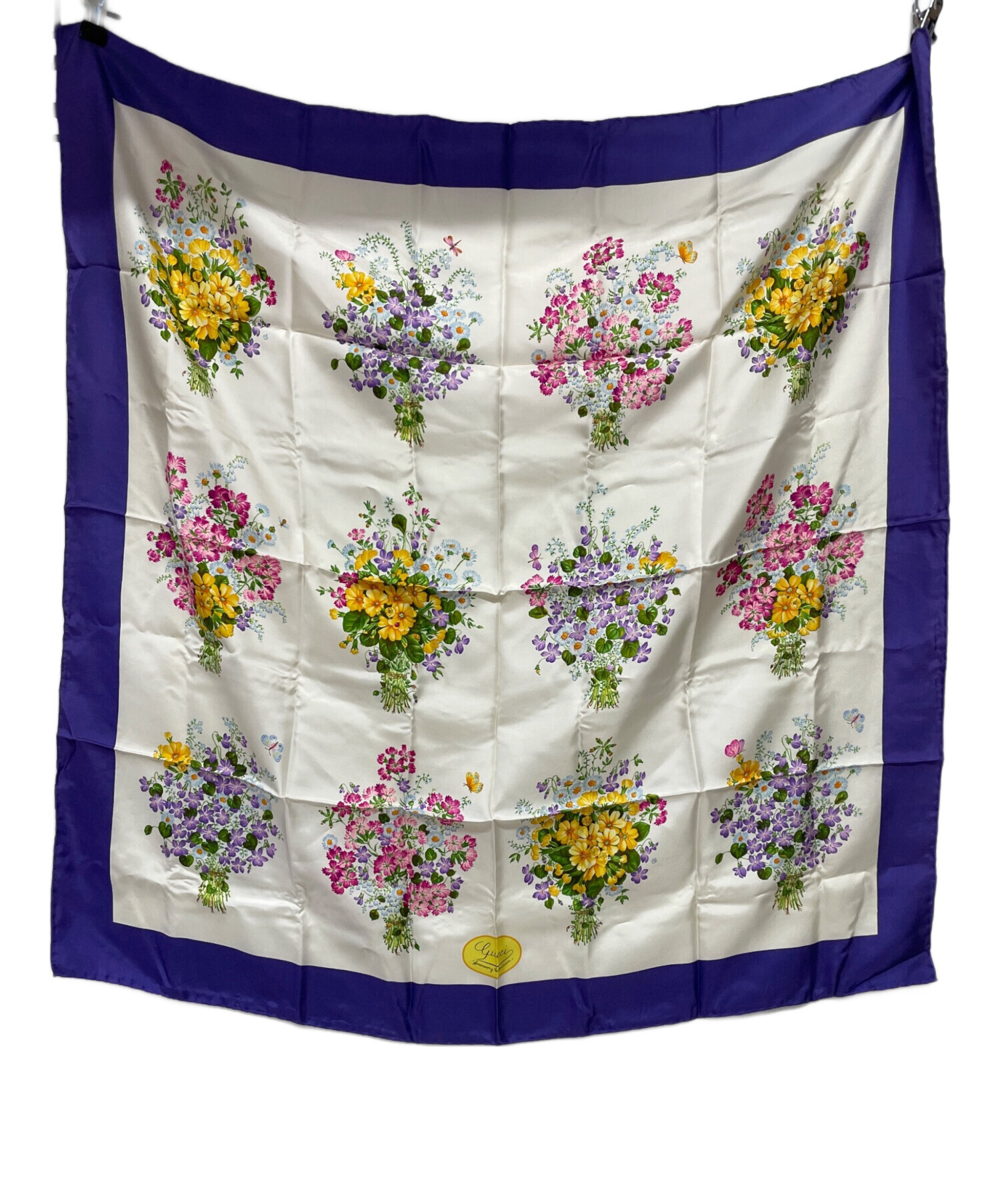 中古・古着通販】GUCCI (グッチ) シルクスカーフ 未使用品｜ブランド