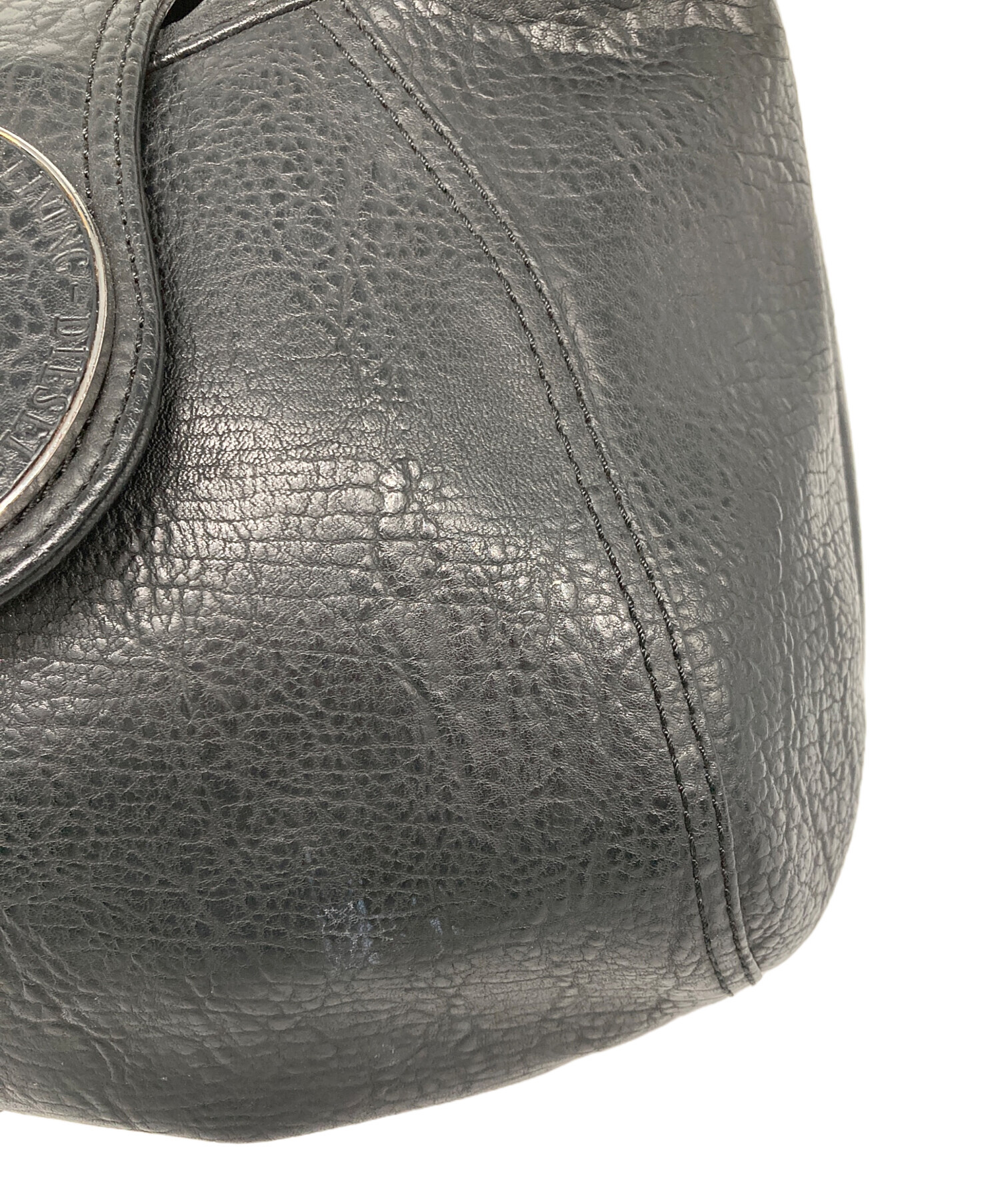 中古・古着通販】DIESEL (ディーゼル) Y2Kショルダーバッグ ブラック