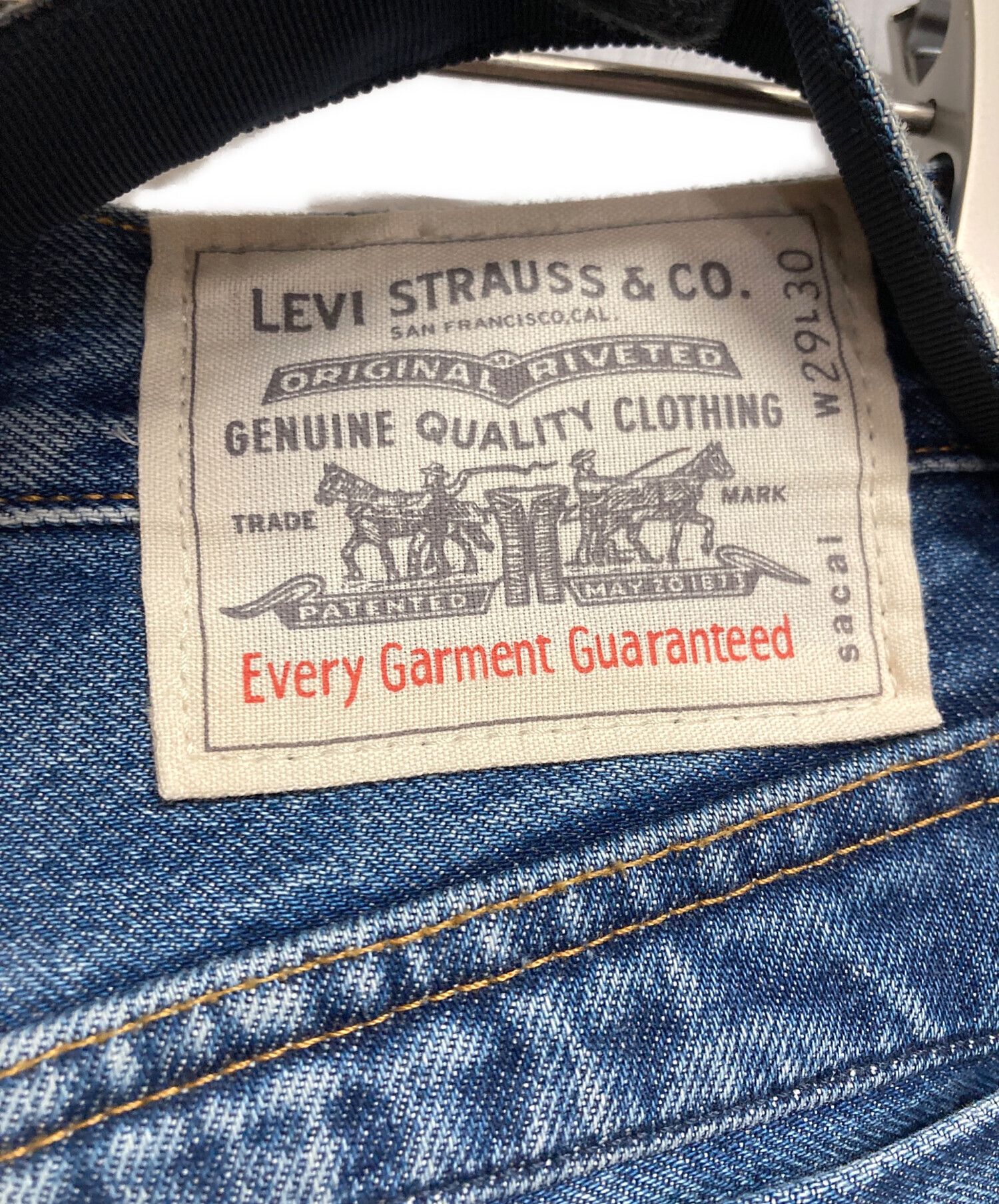 中古・古着通販】sacai (サカイ) LEVI'S (リーバイス) デニムパンツ