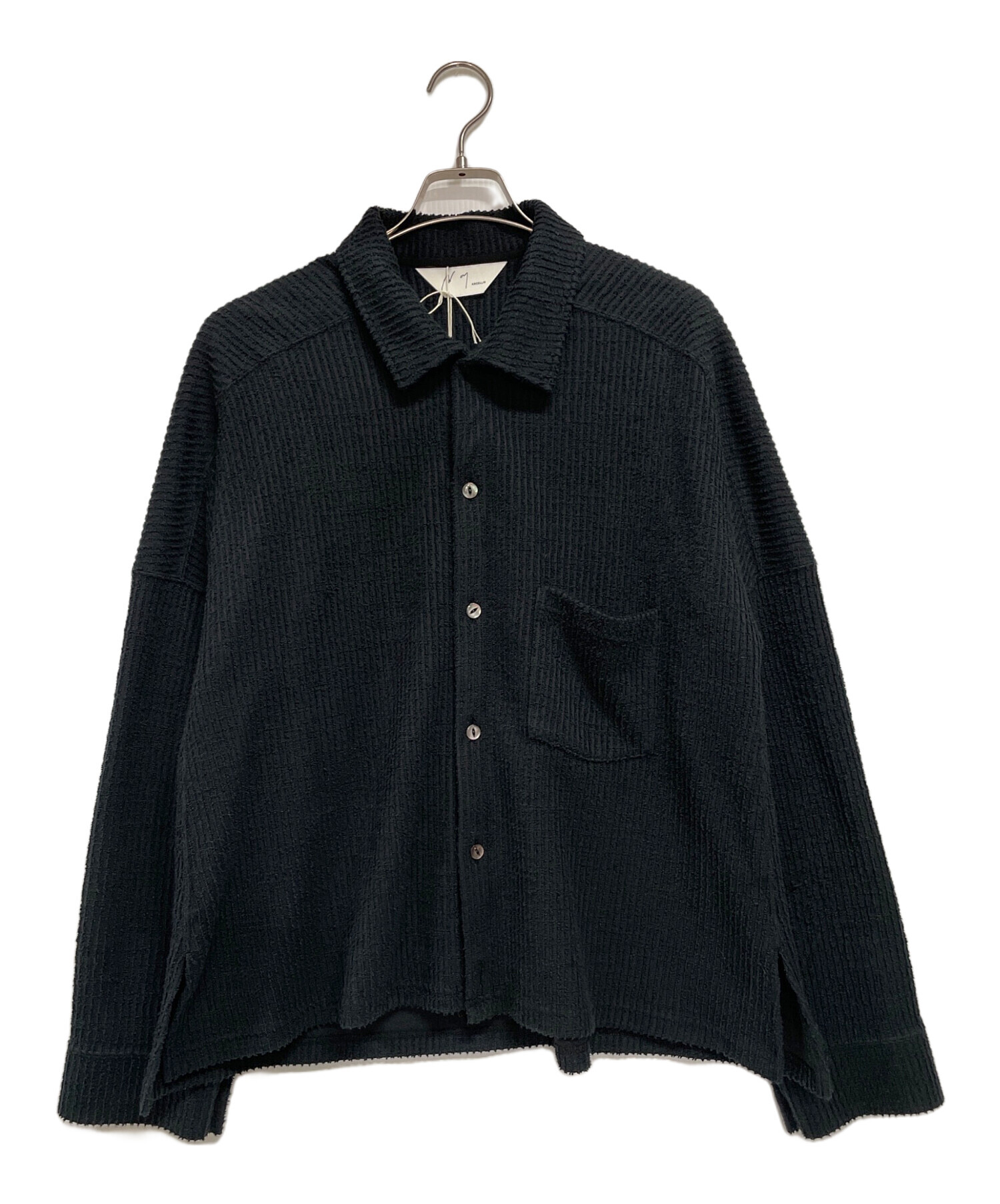 広*地様 ANCELLM CUT STRIPE SHIRT(ネイビー) サイズ2 CT95b-1.jpeg