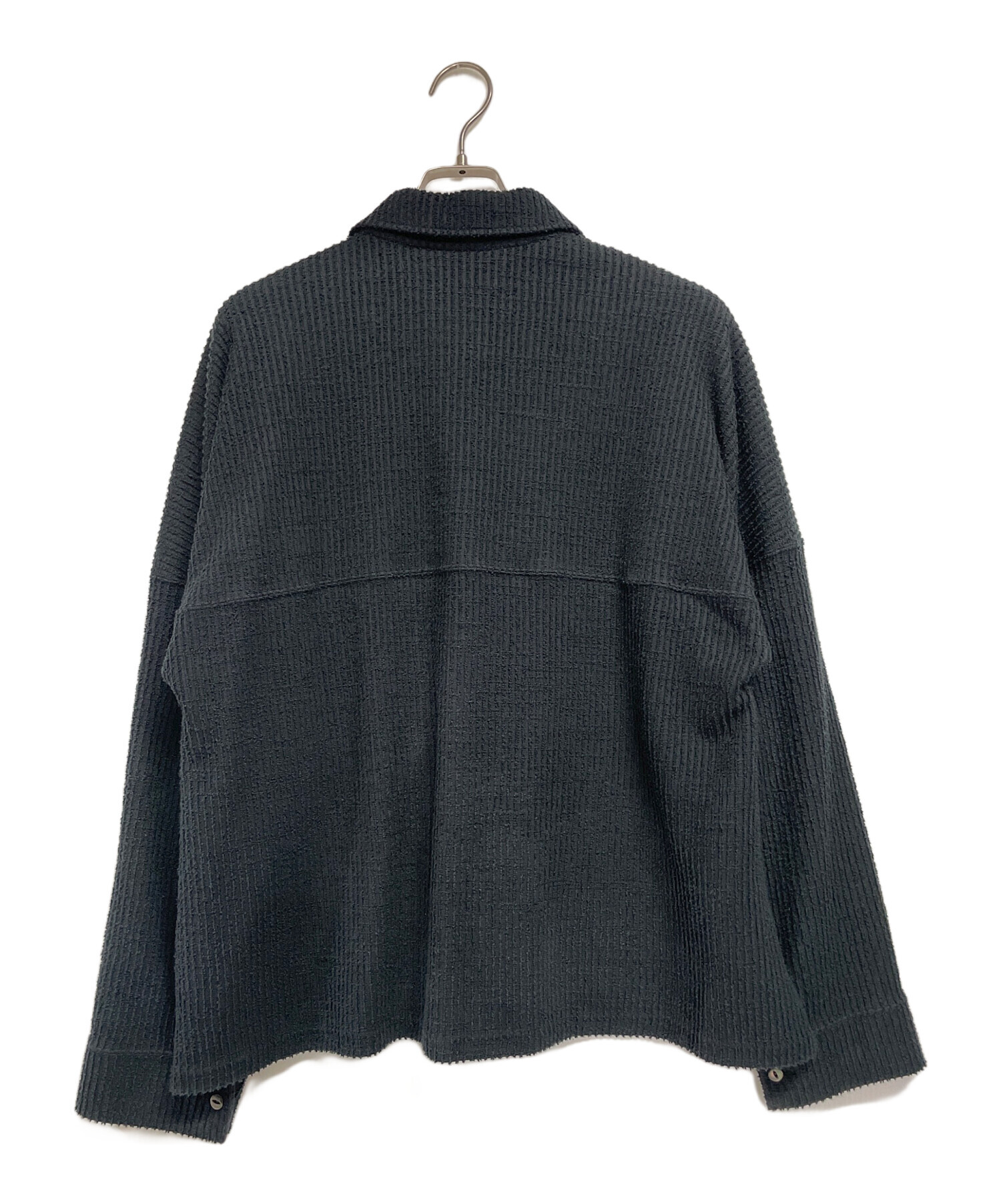 広*地様 ANCELLM CUT STRIPE SHIRT(ネイビー) サイズ2 CT95b-1.jpeg