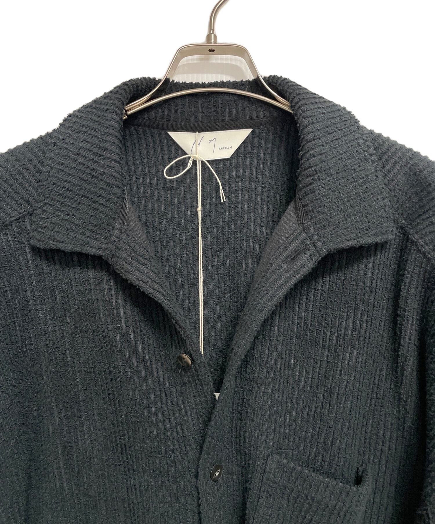 中古・古着通販】ANCELLM (アンセルム) CUT STRIPE SHIRT ANCELLM