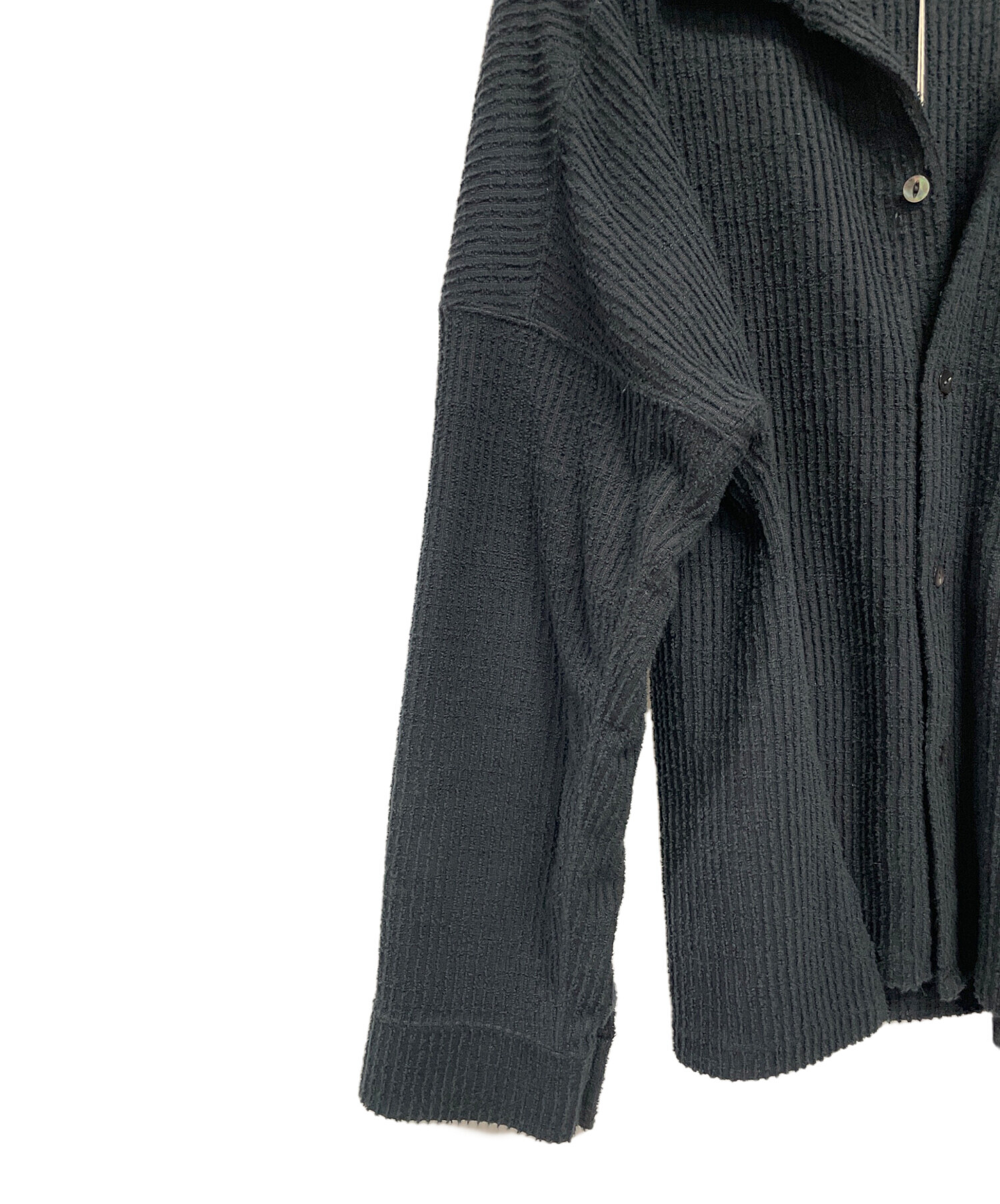 中古・古着通販】ANCELLM (アンセルム) CUT STRIPE SHIRT 中古・古着通販】ANCELLM (アンセルム) CUT STRIPE SHIRT