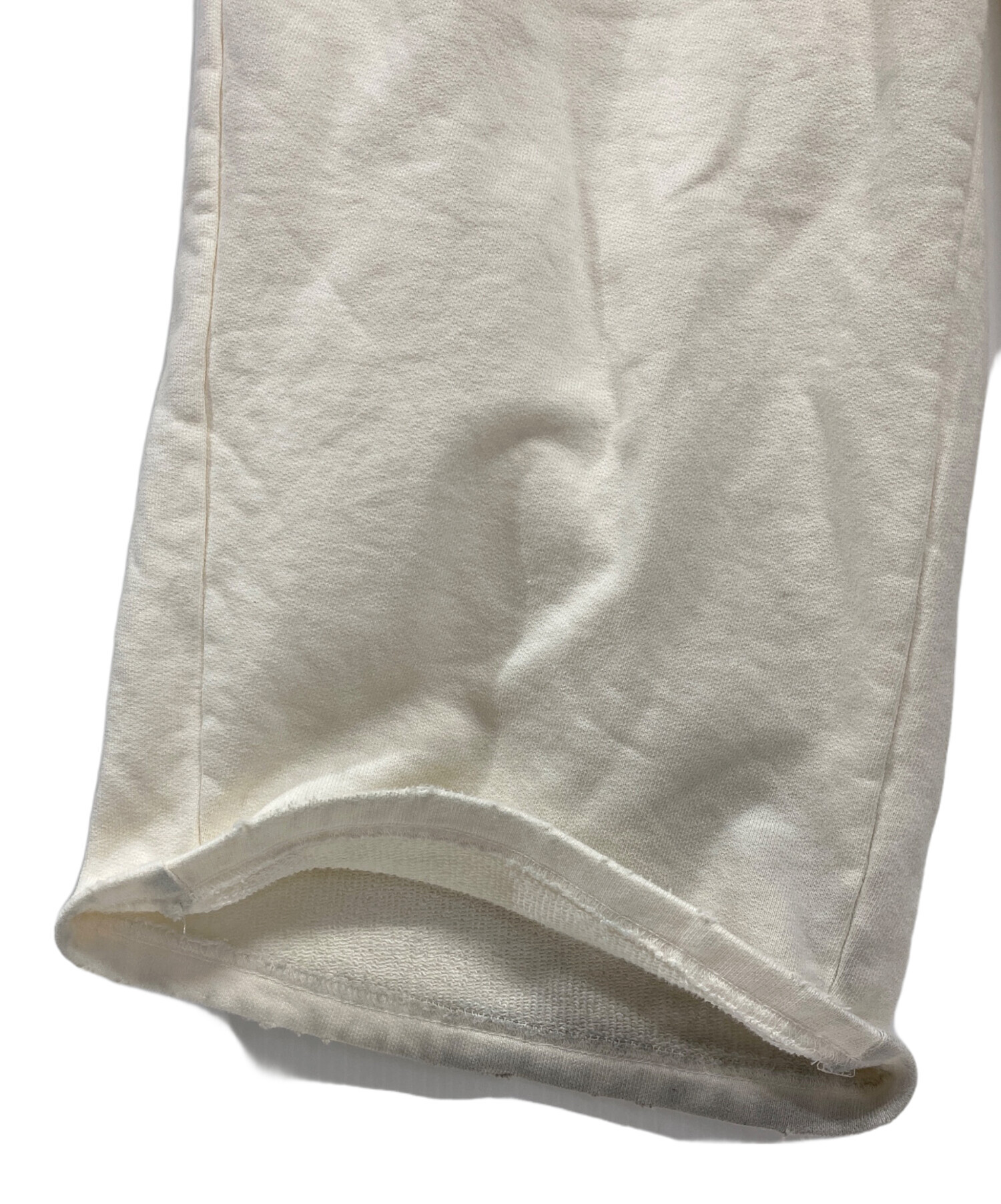 中古・古着通販】ANCELLM (アンセルム) TUCK SWEAT PANTS ホワイト 