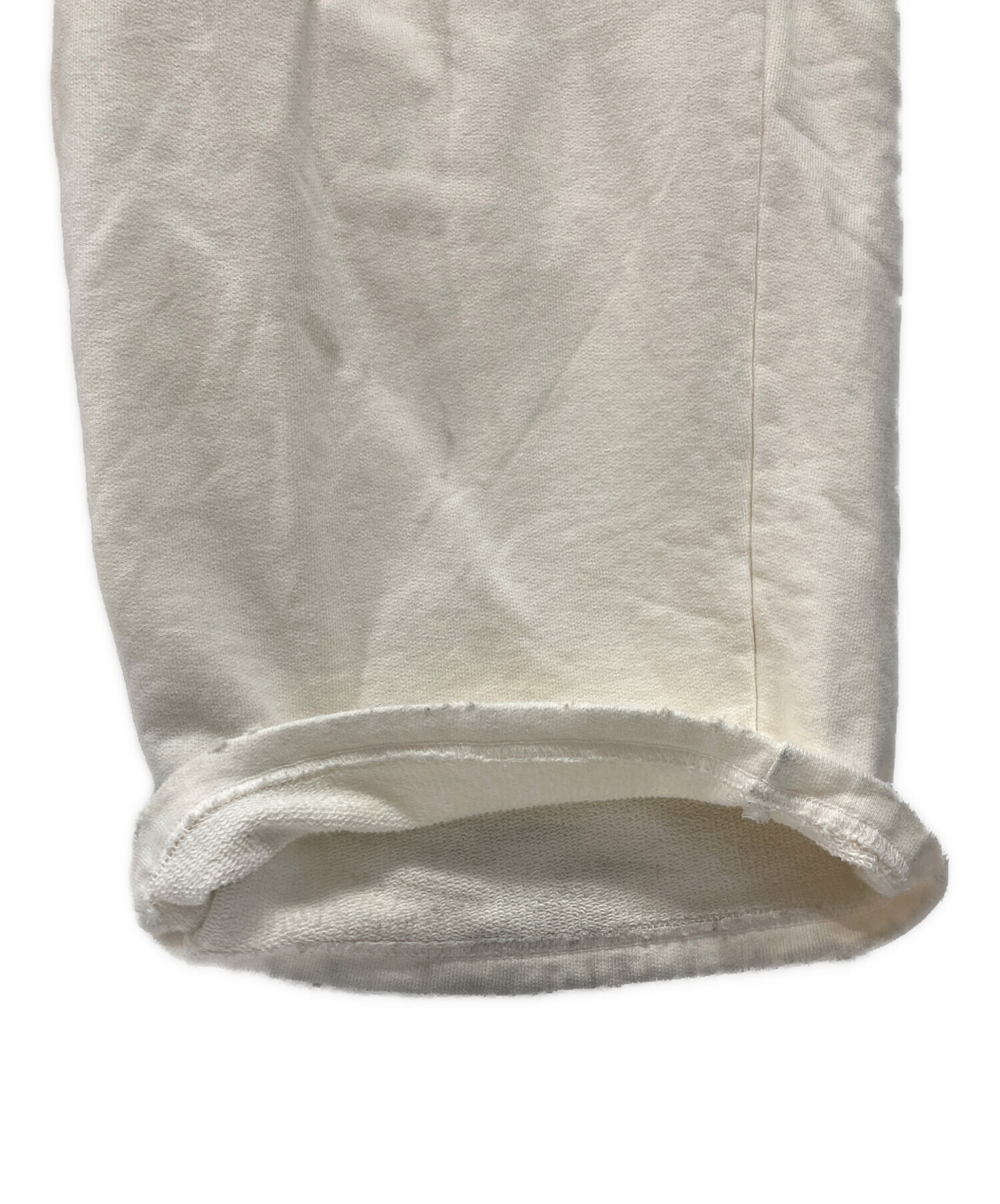 中古・古着通販】ANCELLM (アンセルム) TUCK SWEAT PANTS ホワイト 