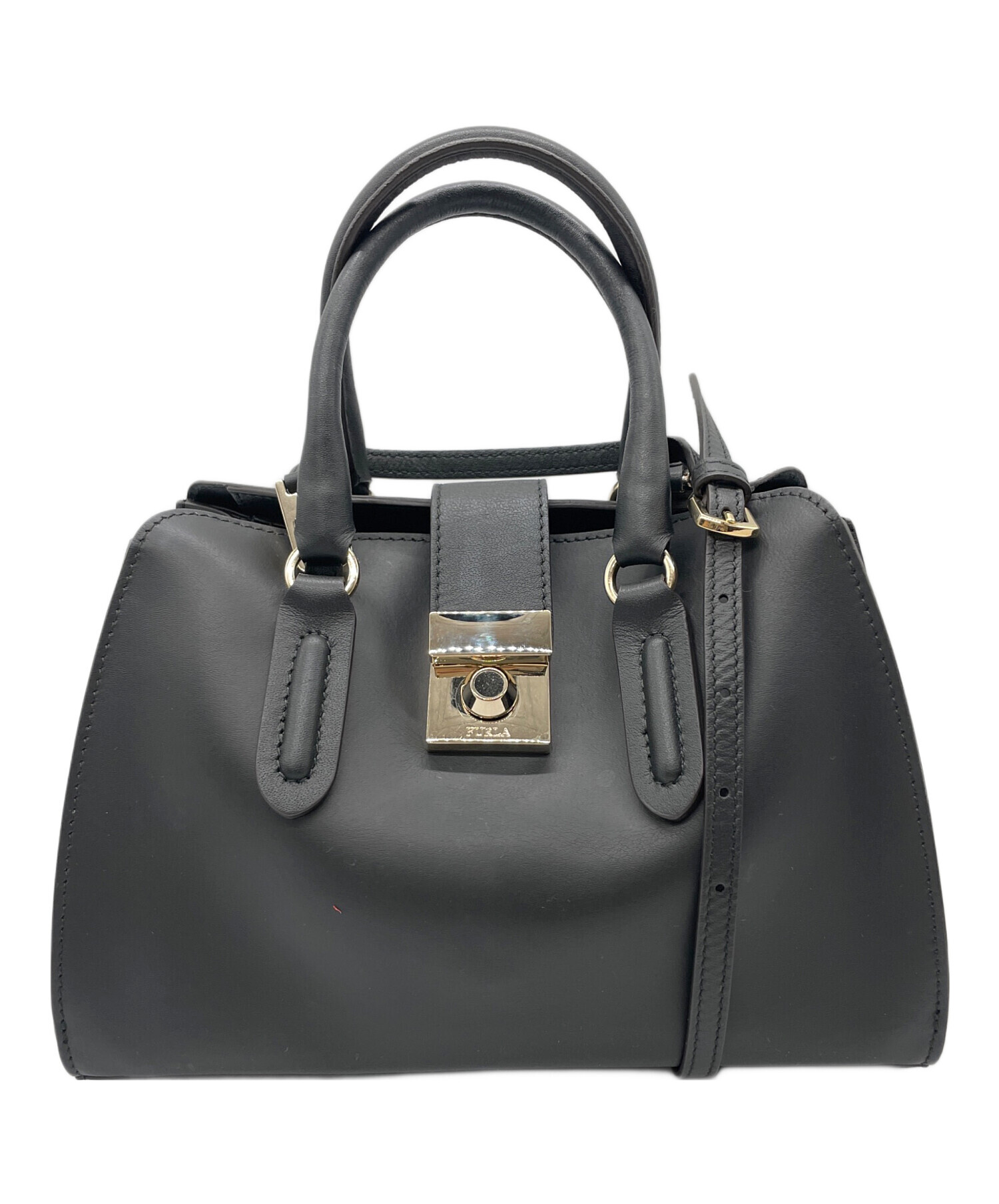 中古・古着通販】FURLA (フルラ) ミラノ 2WAYバッグ ブラック 