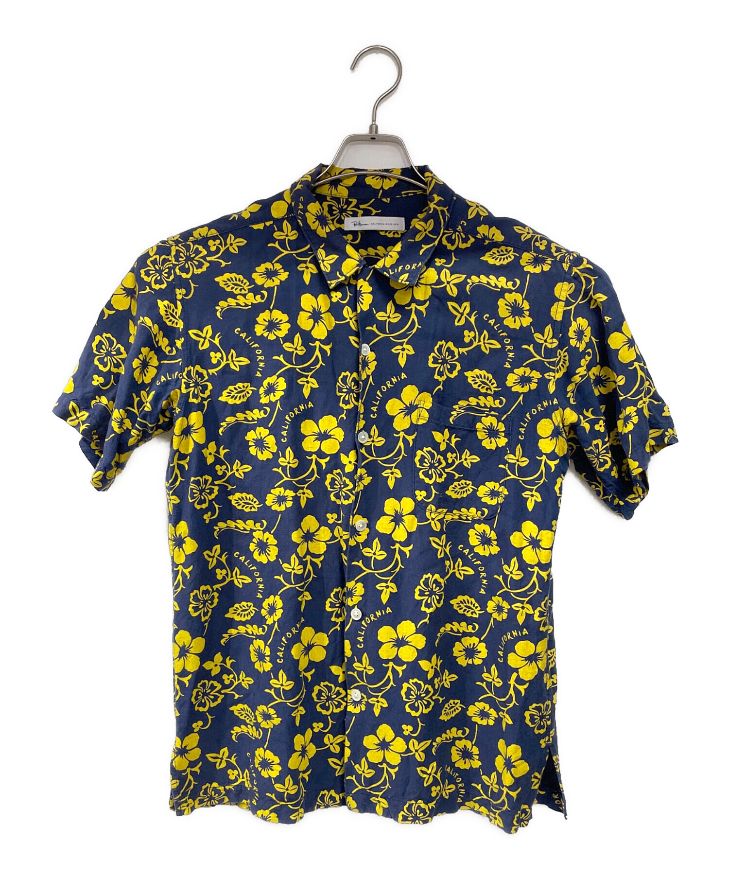 Ron Herman ロンハーマン ボタニカル柄シャツ アロハシャツ L 中古・古着通販】Ron Herman (ロンハーマン) アロハシャツ ブルー