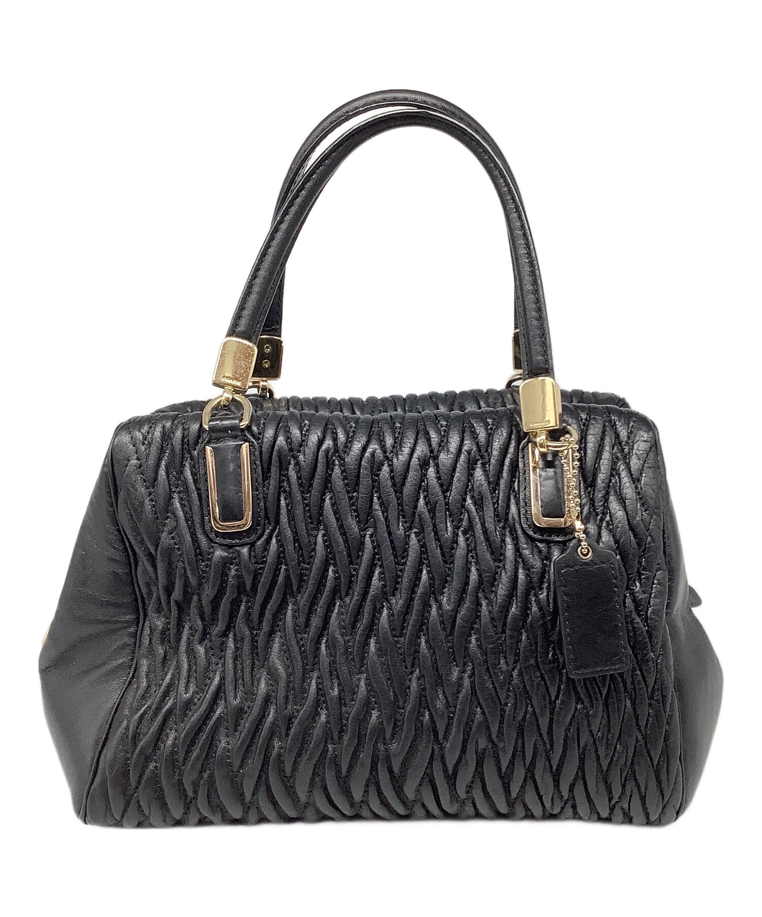 中古・古着通販】COACH (コーチ) マディソンギャザードツイストレザー