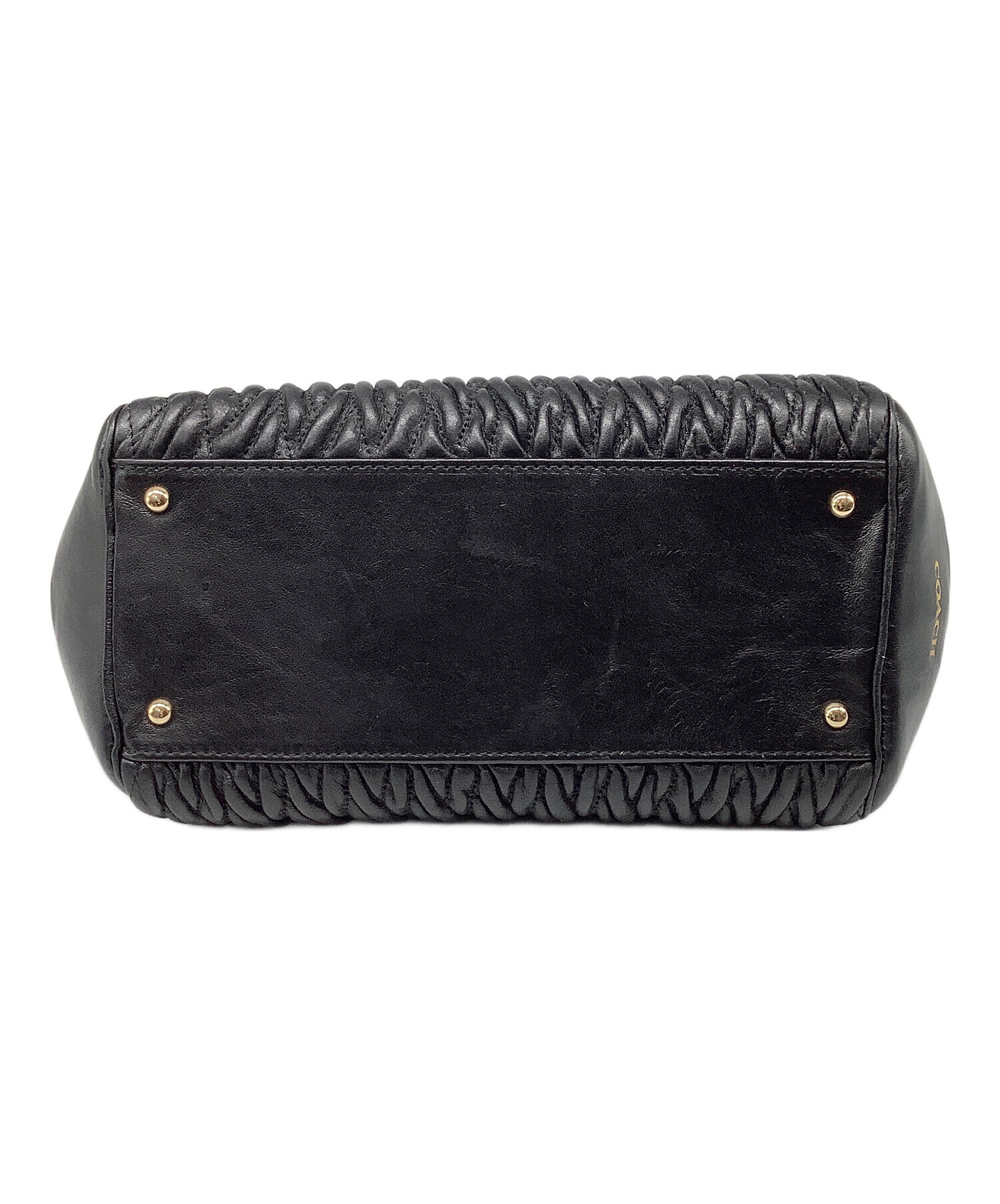 アメリカから購入 COACH leather bag 中古・古着通販】COACH (コーチ) マディソンギャザードツイストレザー