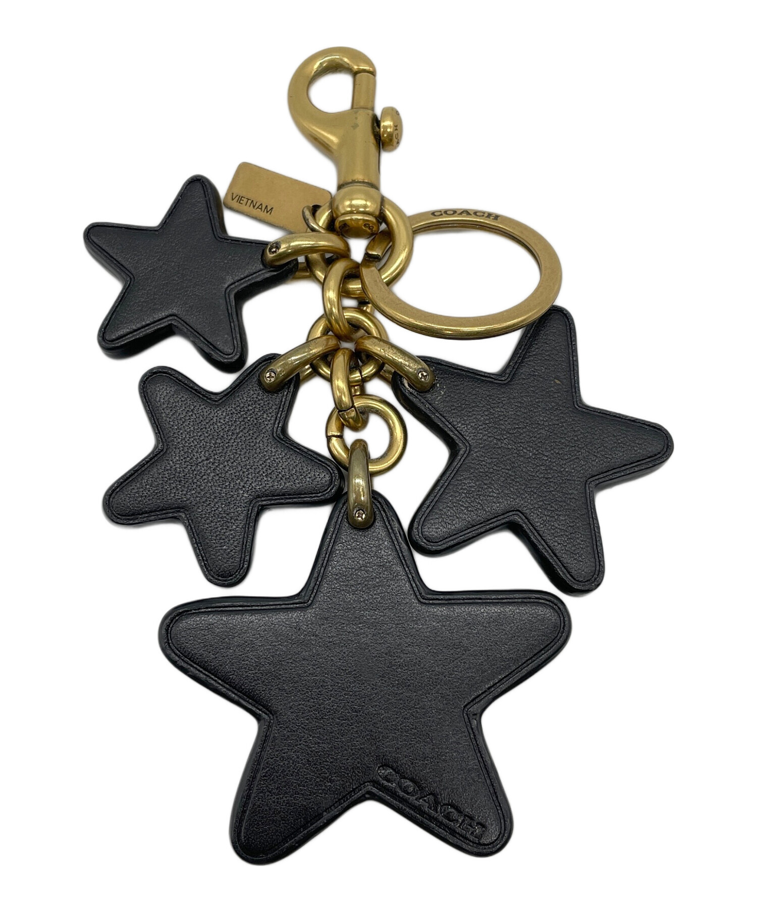 未使用美品コーチCOACH 星型装飾 ミニバックパックキーホルダー本物 中古・古着通販】COACH (コーチ) Star Bag Charm／キーホルダー