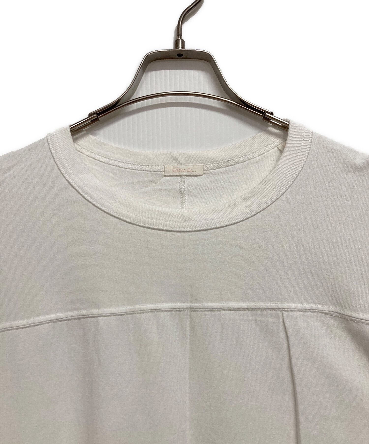 中古・古着通販】COMOLI (コモリ) 長袖カットソー ホワイト サイズ:2