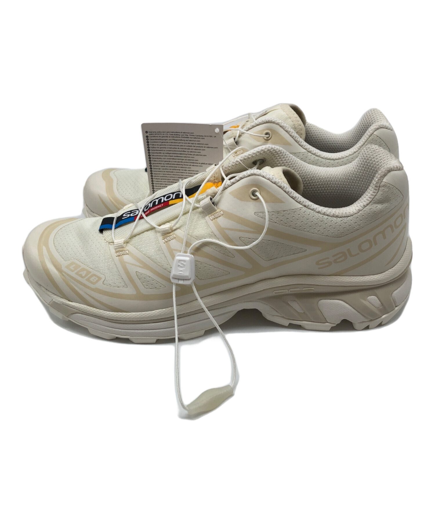 中古・古着通販】SALOMON (サロモン) XT-6 ホワイト サイズ:27cm 未