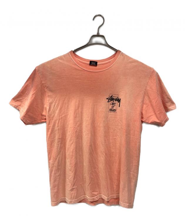 中古・古着通販】stussy (ステューシー) 半袖カットソー ピンク サイズ
