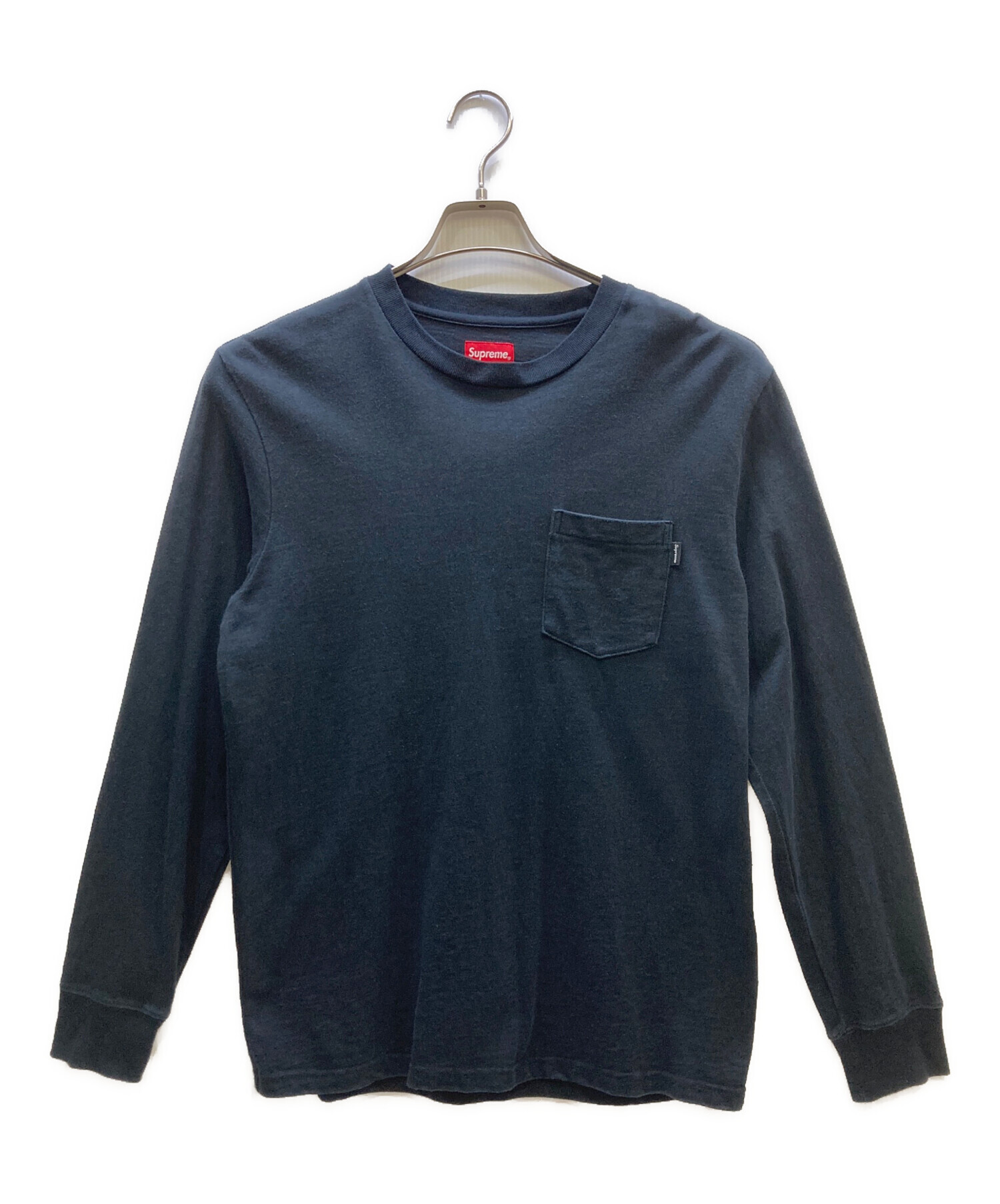 Supreme ブラック 長袖カットソー Lサイズ 中古・古着通販】Supreme (シュプリーム) 長袖カットソー ブラック