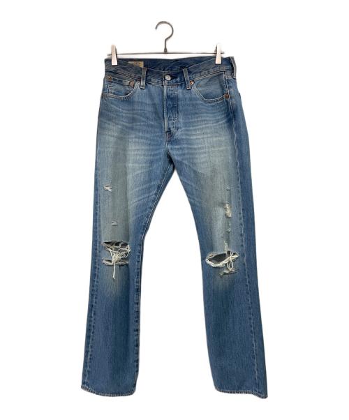 中古・古着通販】LEVI'S (リーバイス) ダメージデニムパンツ ブルー